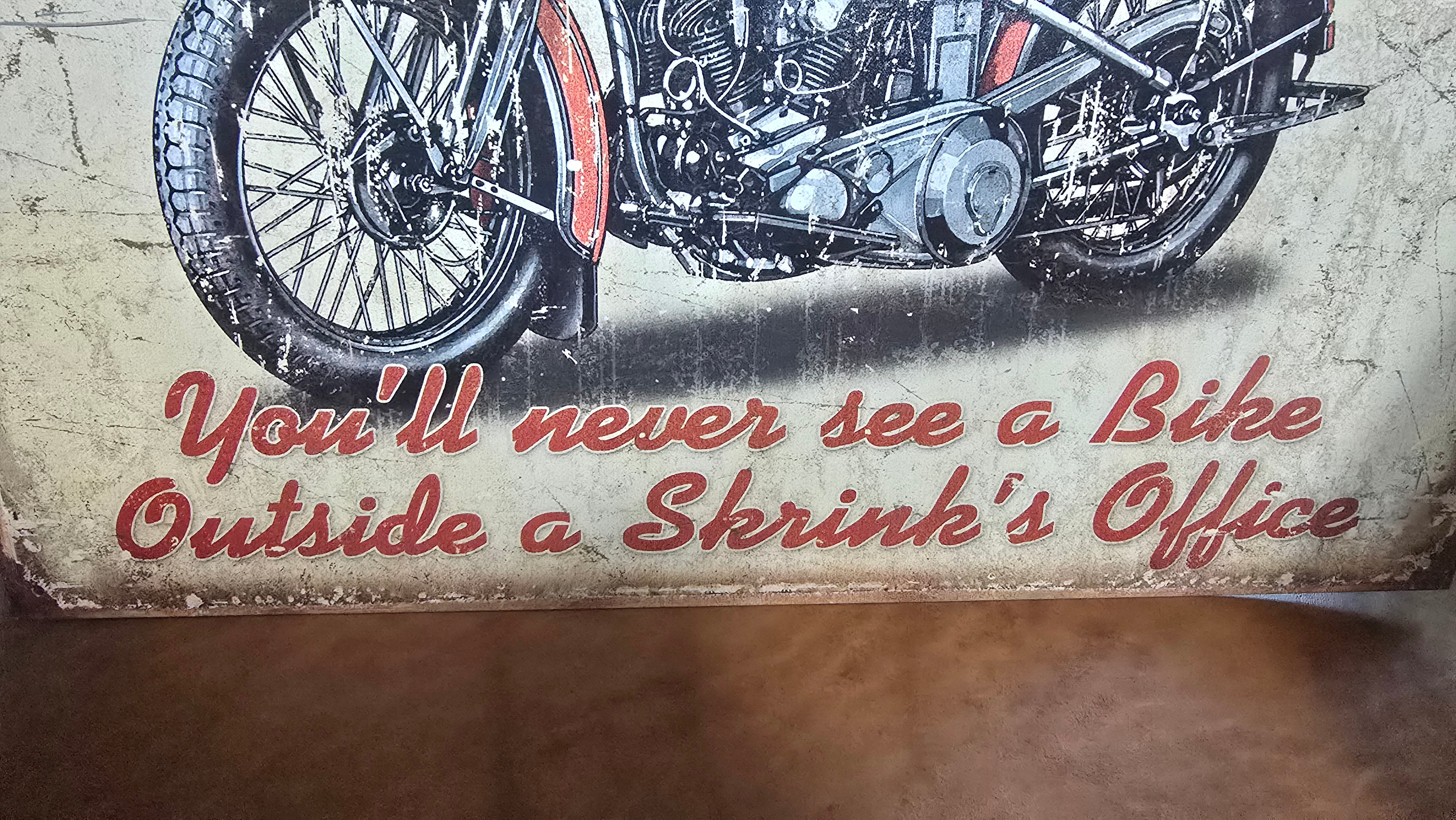 Ride Free Tin Sign