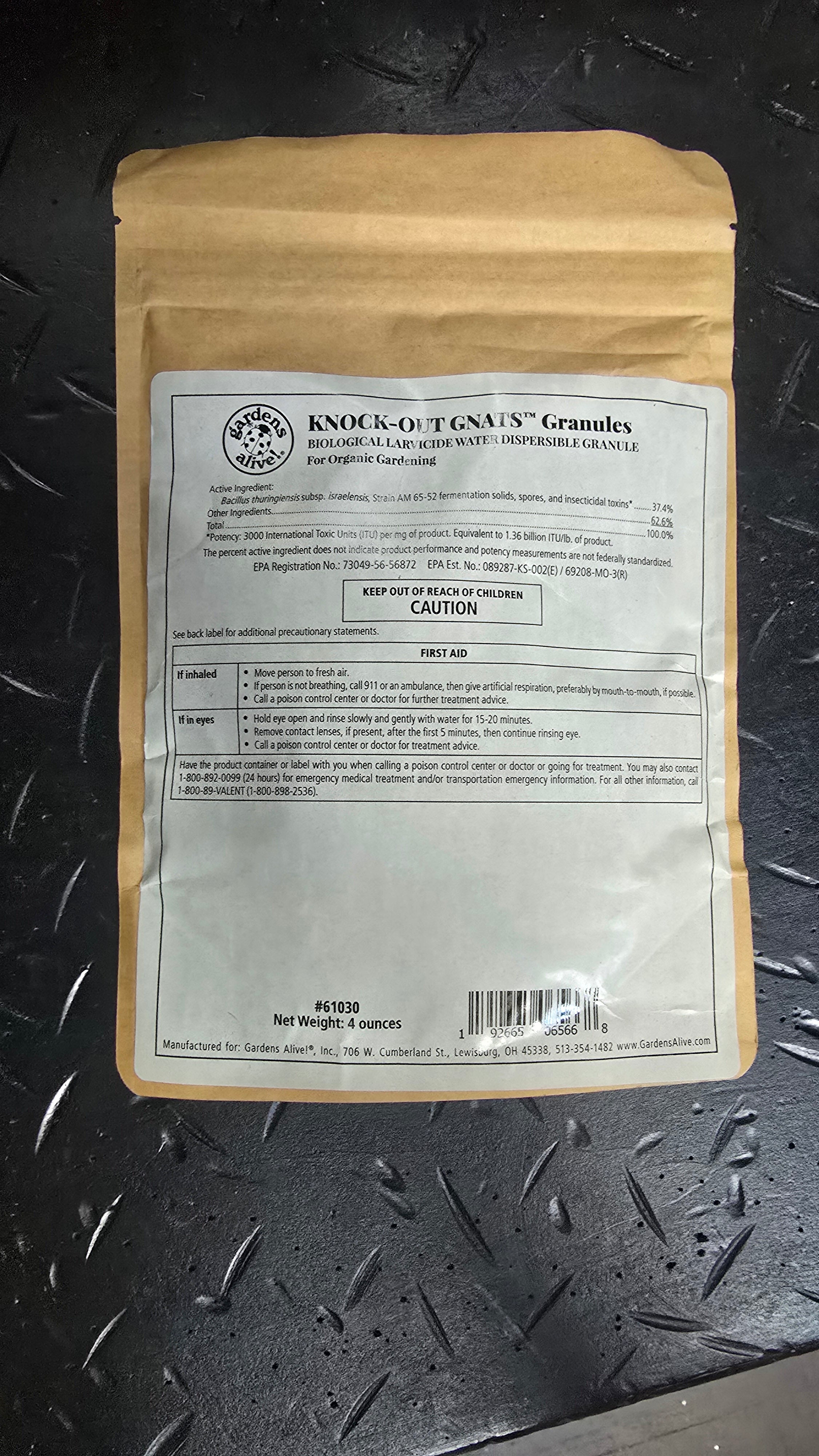 Gardens Alive! Knock-Out Gnats Granules