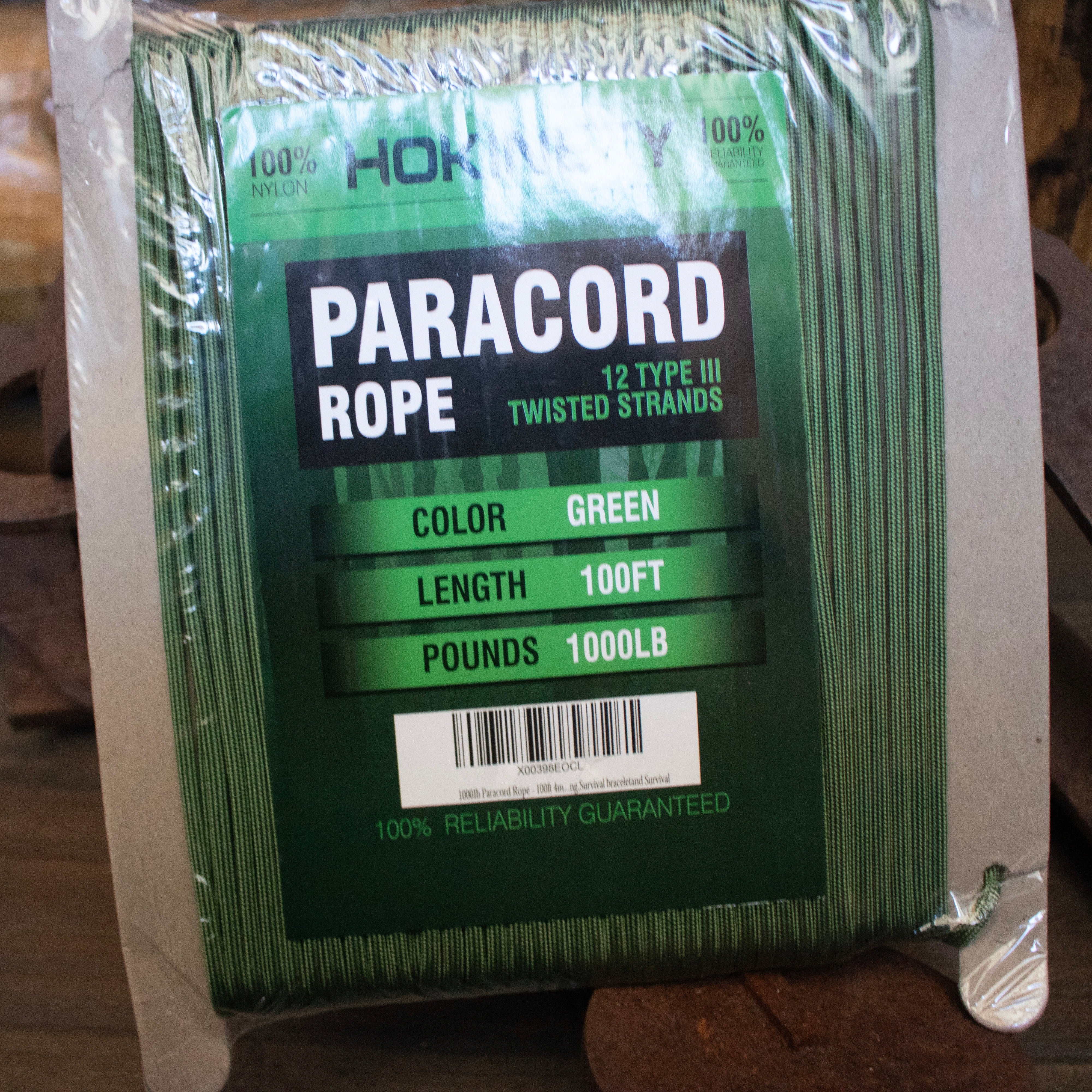 100% durable nylon Hokinety Paracord Rope