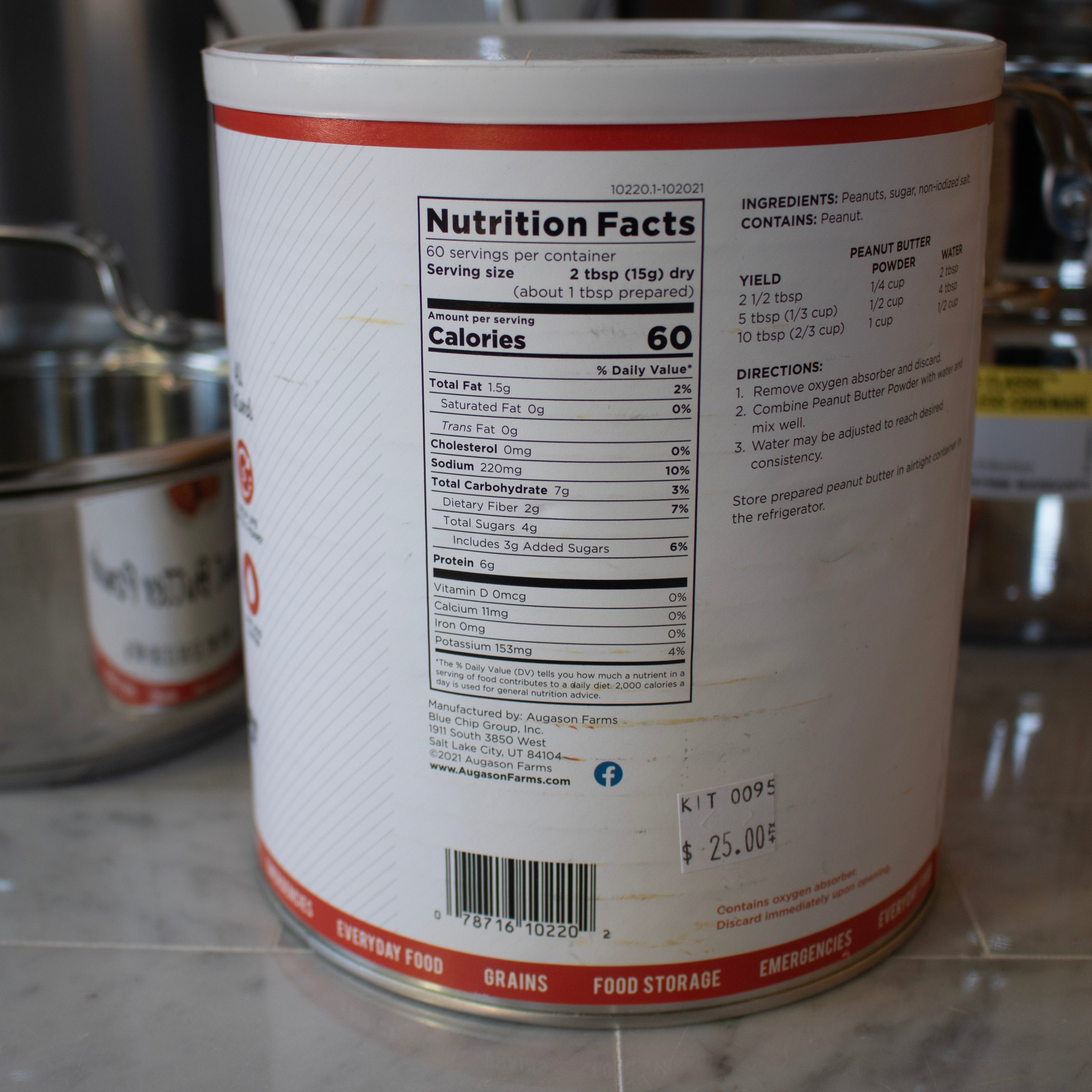 Augason Farms Peanut Butter Powder