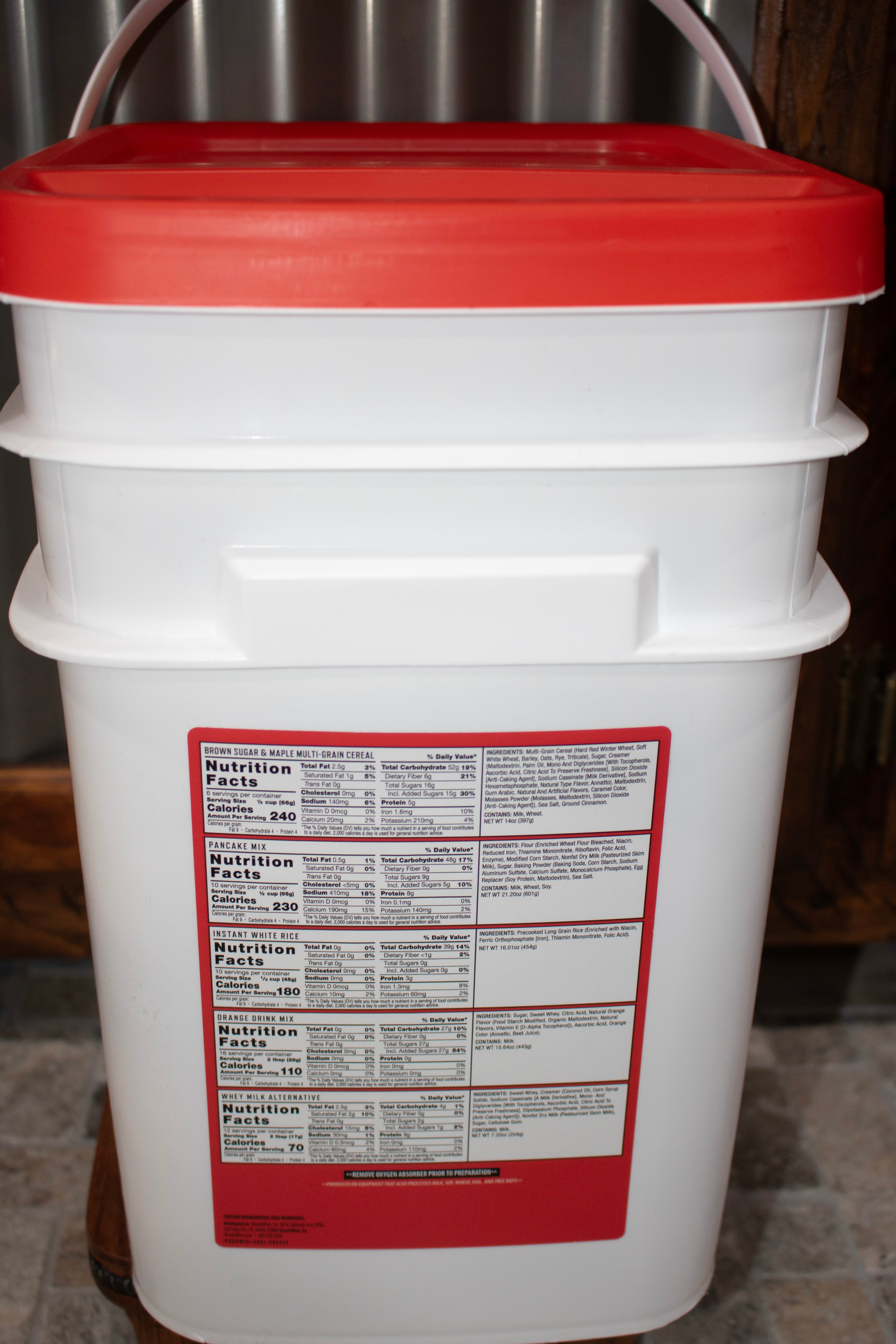 Readywise 2 Bucket Bundle Emergency Food Supply