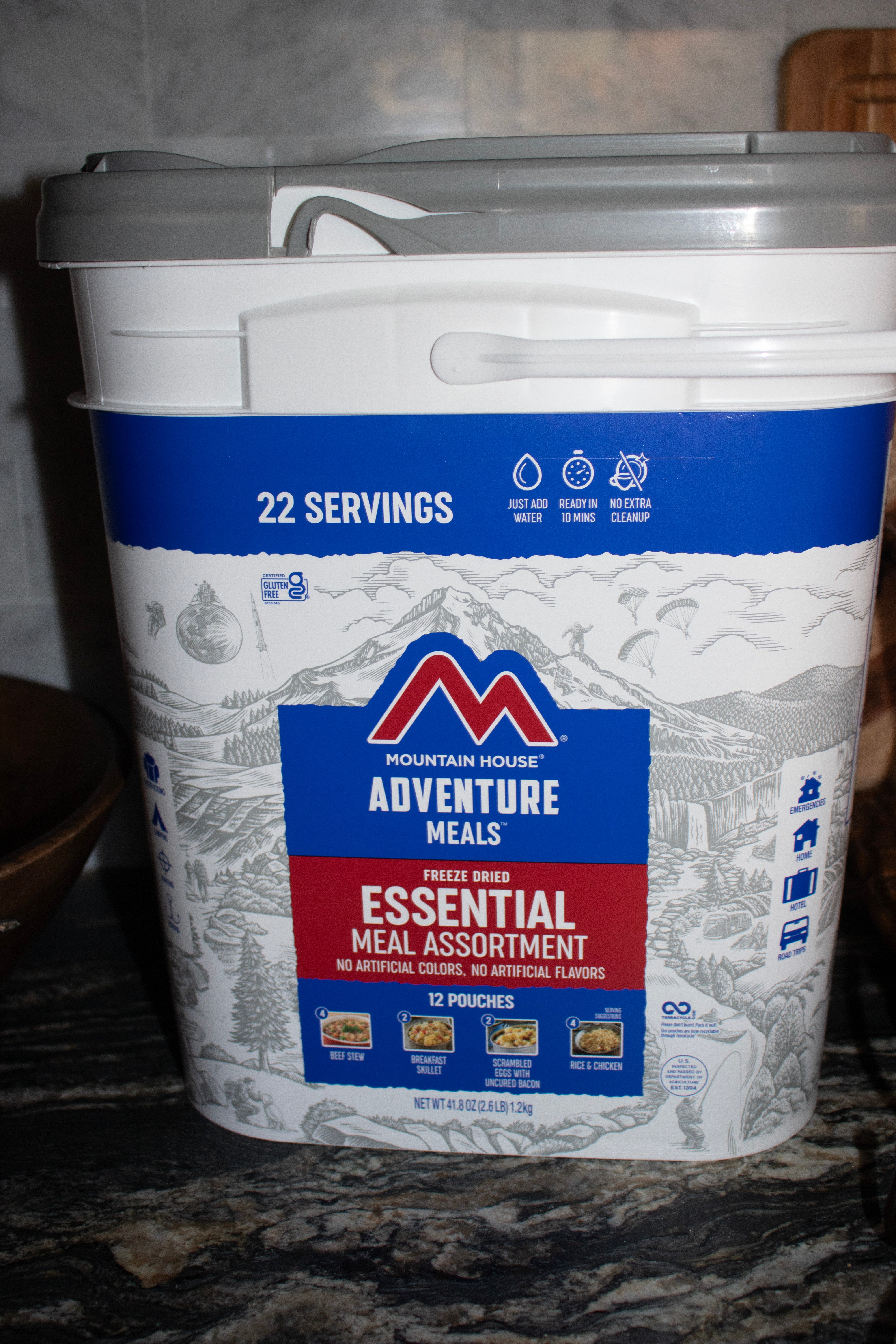 Mountain House Essential 22 Individual Assorted Meals