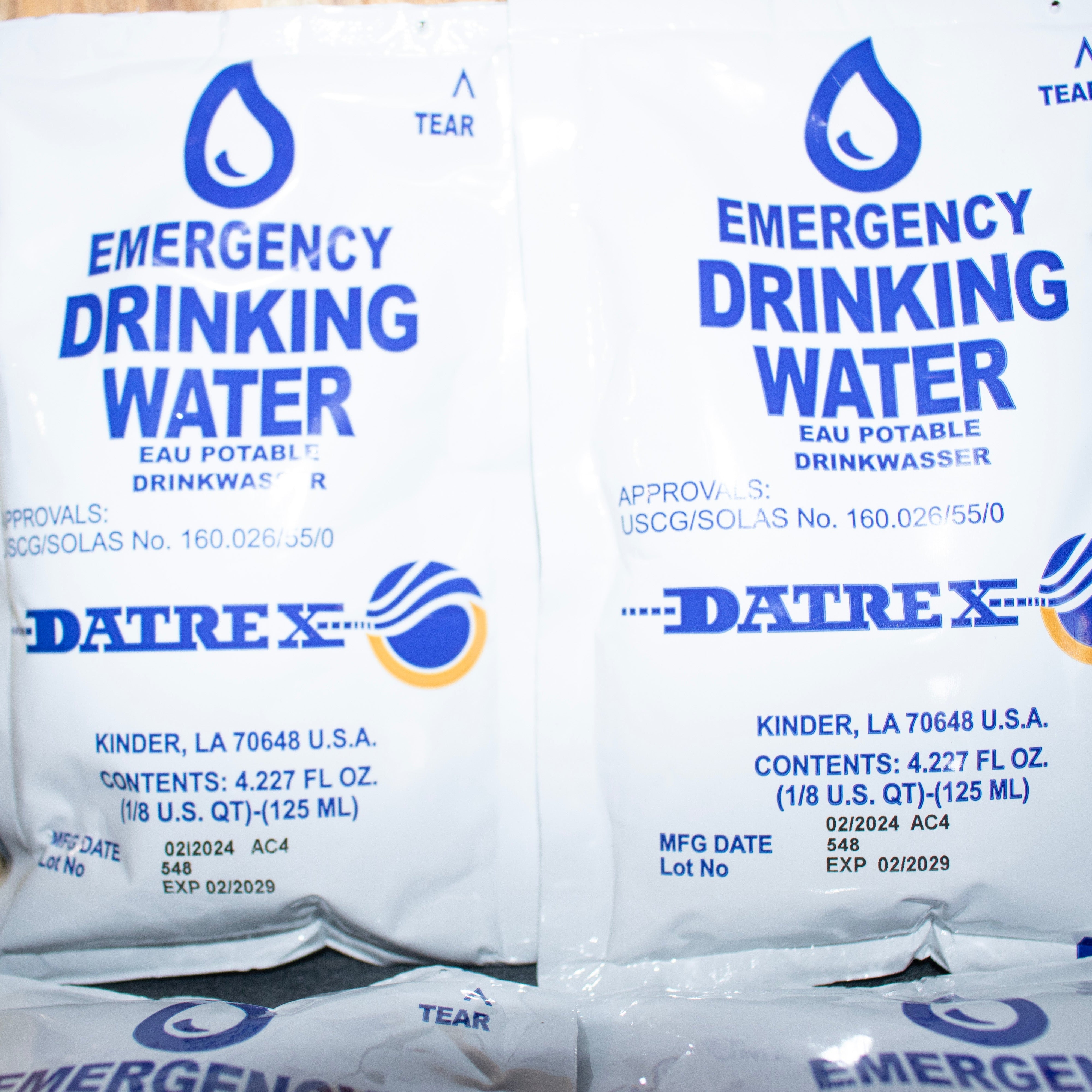 Emergency Water Packet 4.227 oz - 3 Day/72 Hour Supply (18 Packs)