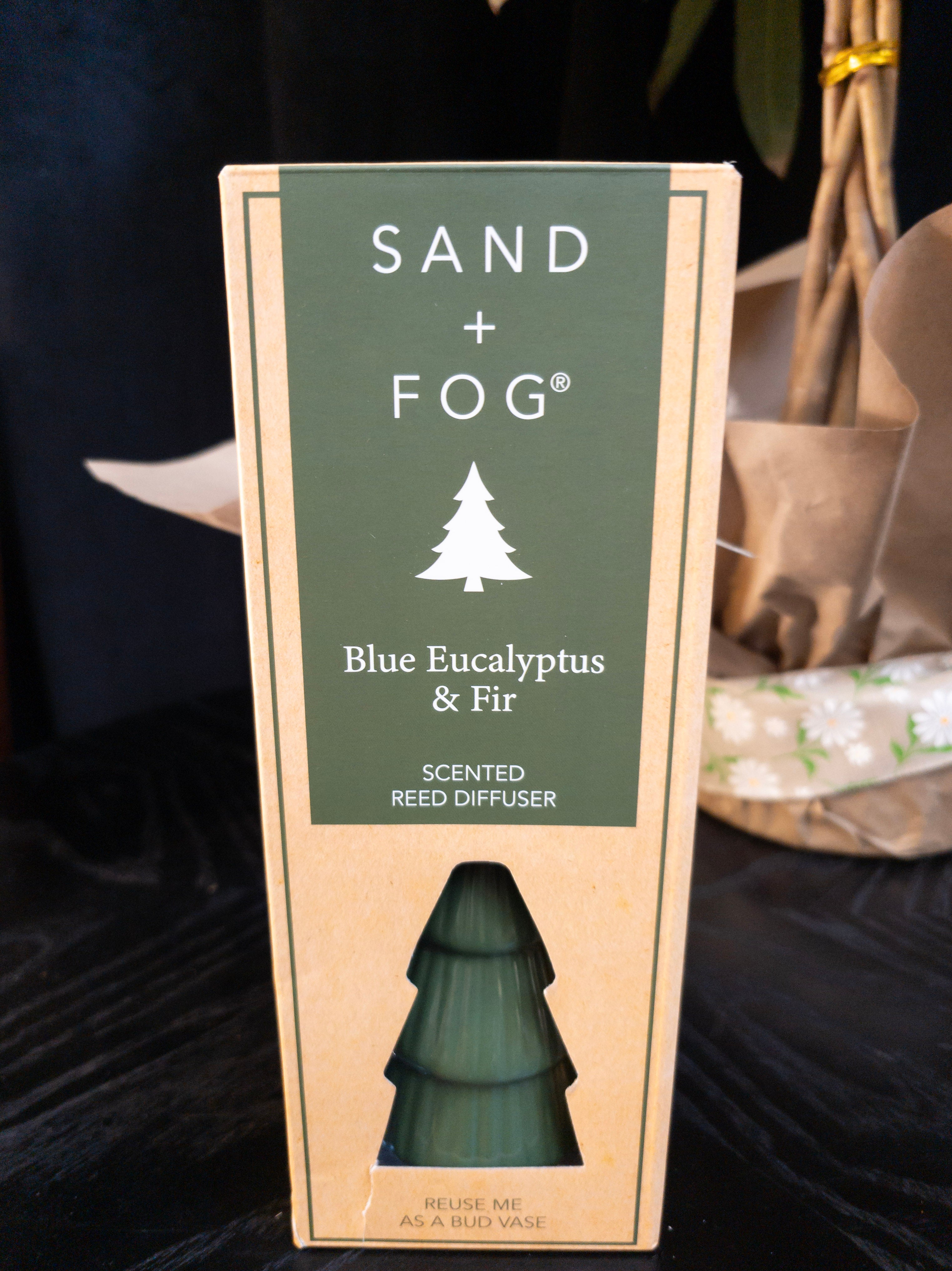 Sand + Fog Blu Eucalyptus & Fir Scented Reed Diffuser