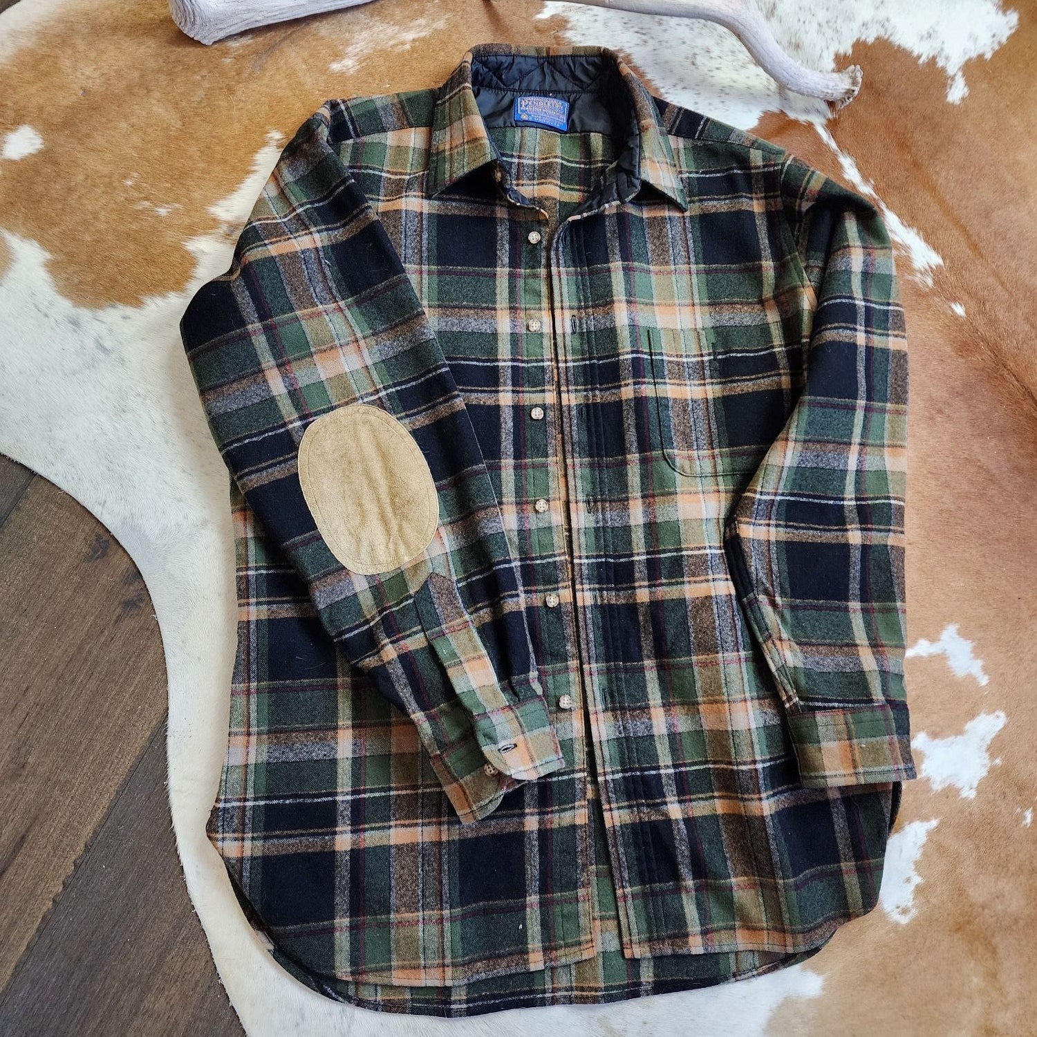 Vintage 80s Pendleton Virgin Wool Flannel Jacket