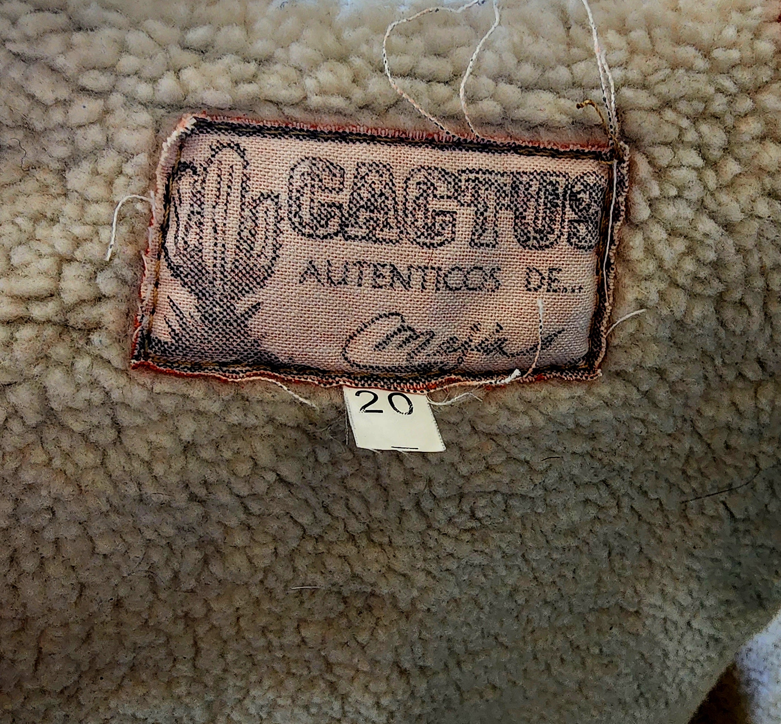 Vintage Unique Western Cowboy Cactus Brand Autenticos De.