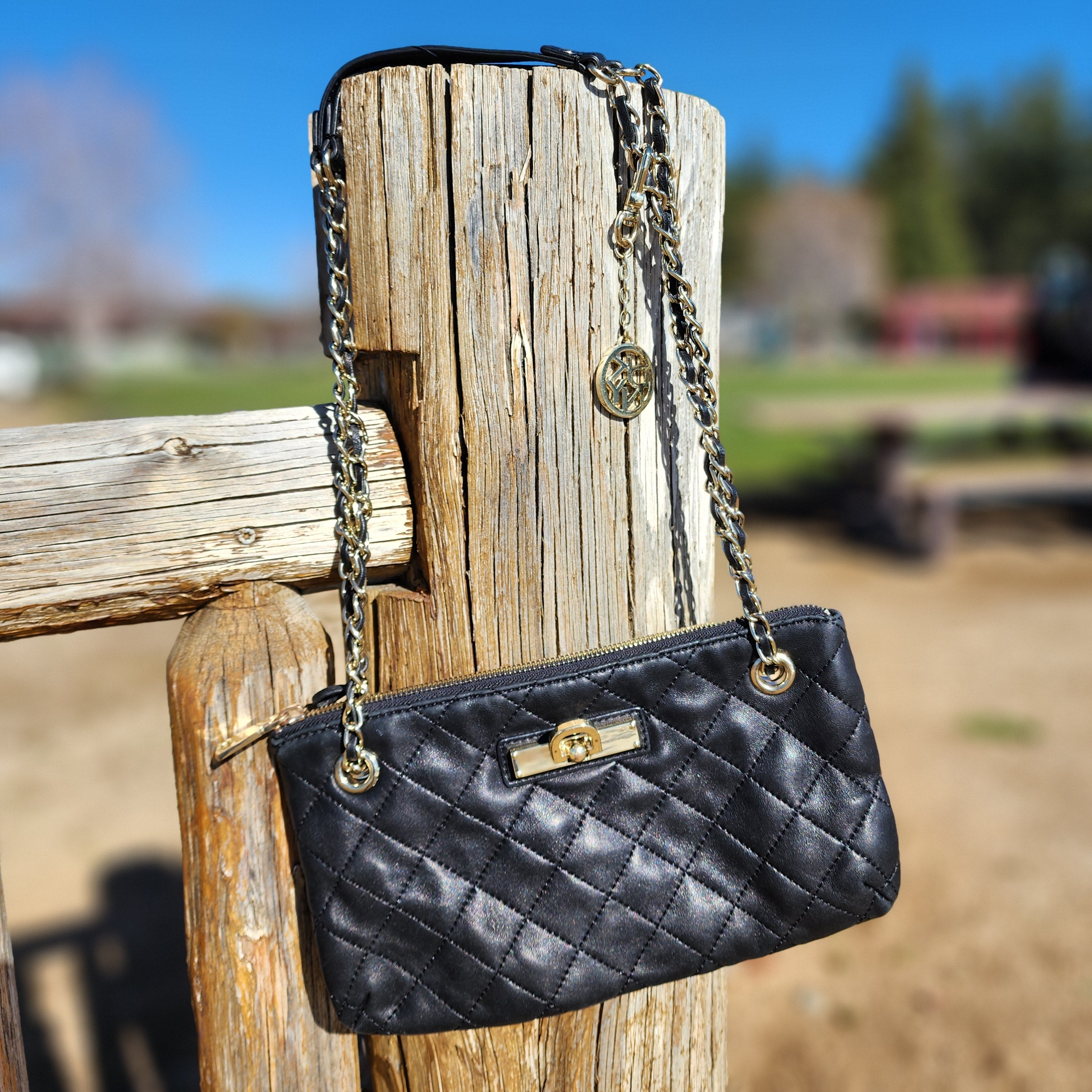 DKNY Small Black Purse