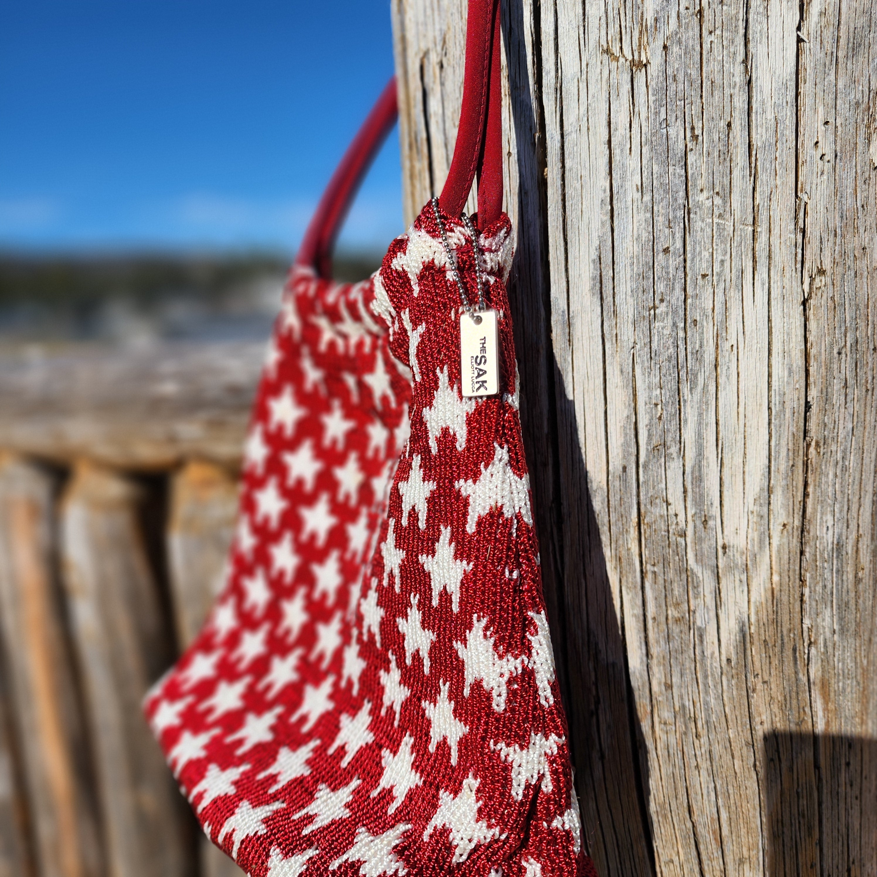 The Sak Elliott Lucca Tom-Star Red & White Star Purse