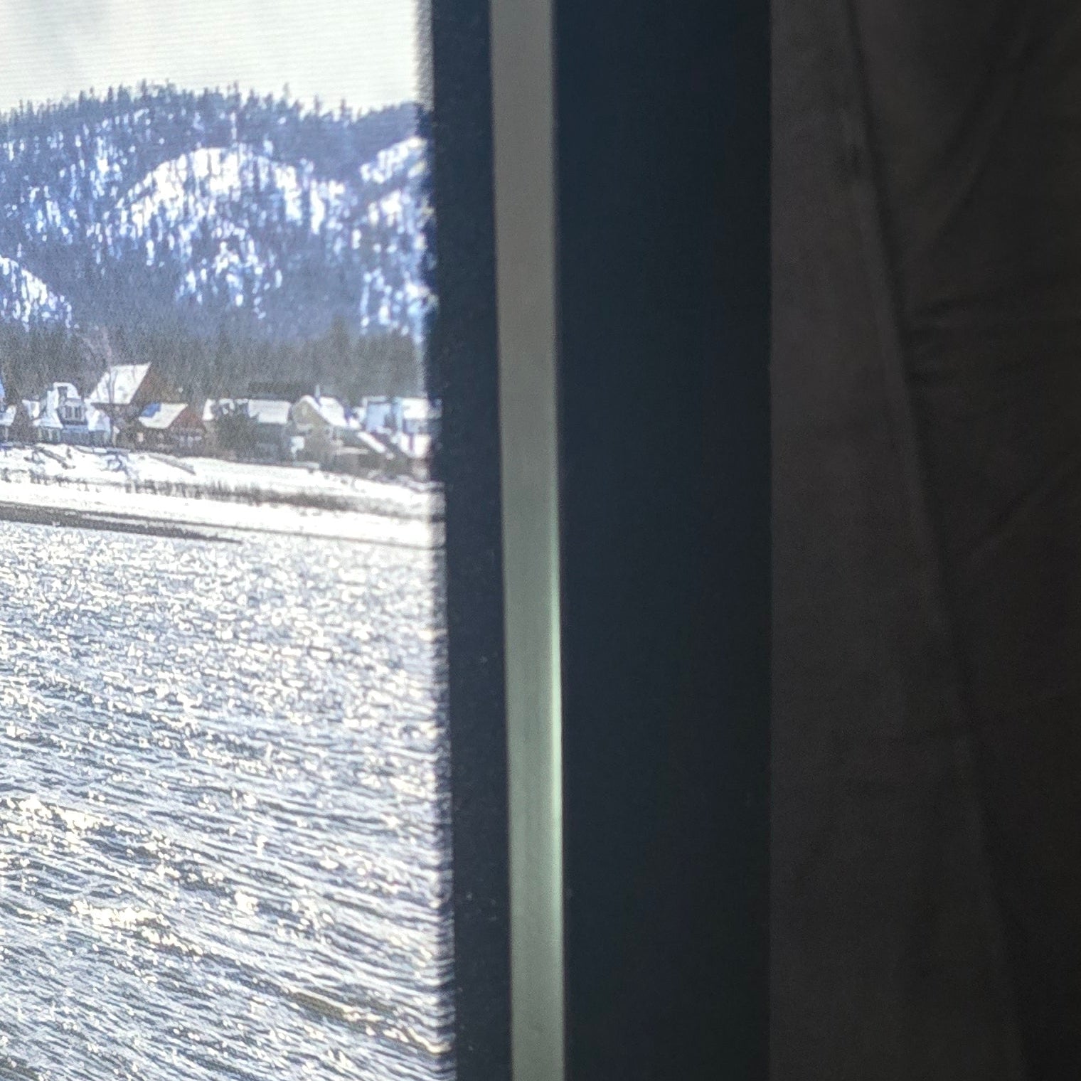Framed Photograph "Winter Driftwood" taken by Janice Etters of Big Bear Lake 2017
