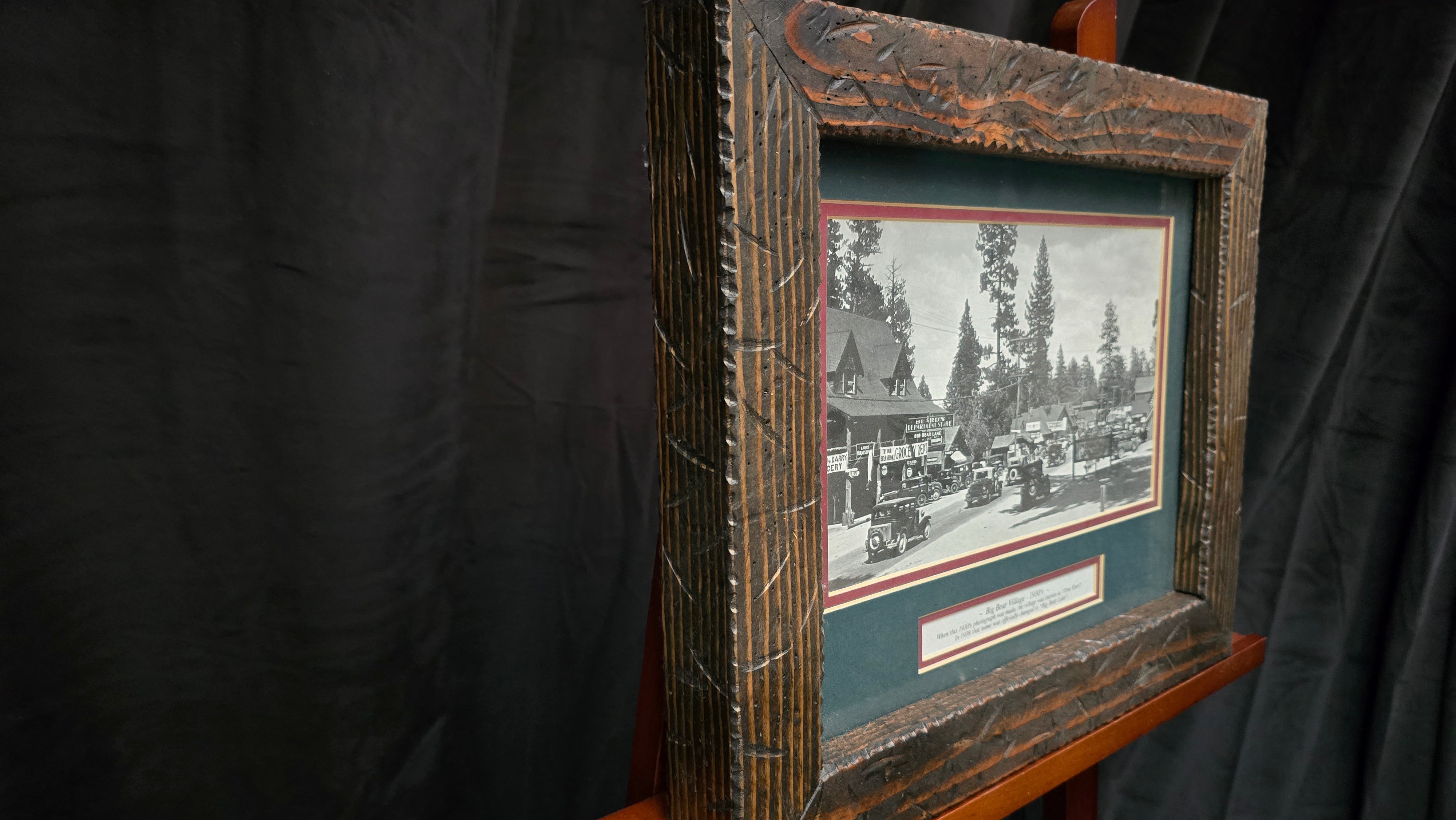 Big Bear Lake Village "Pine Knot" Framed Photographic Print