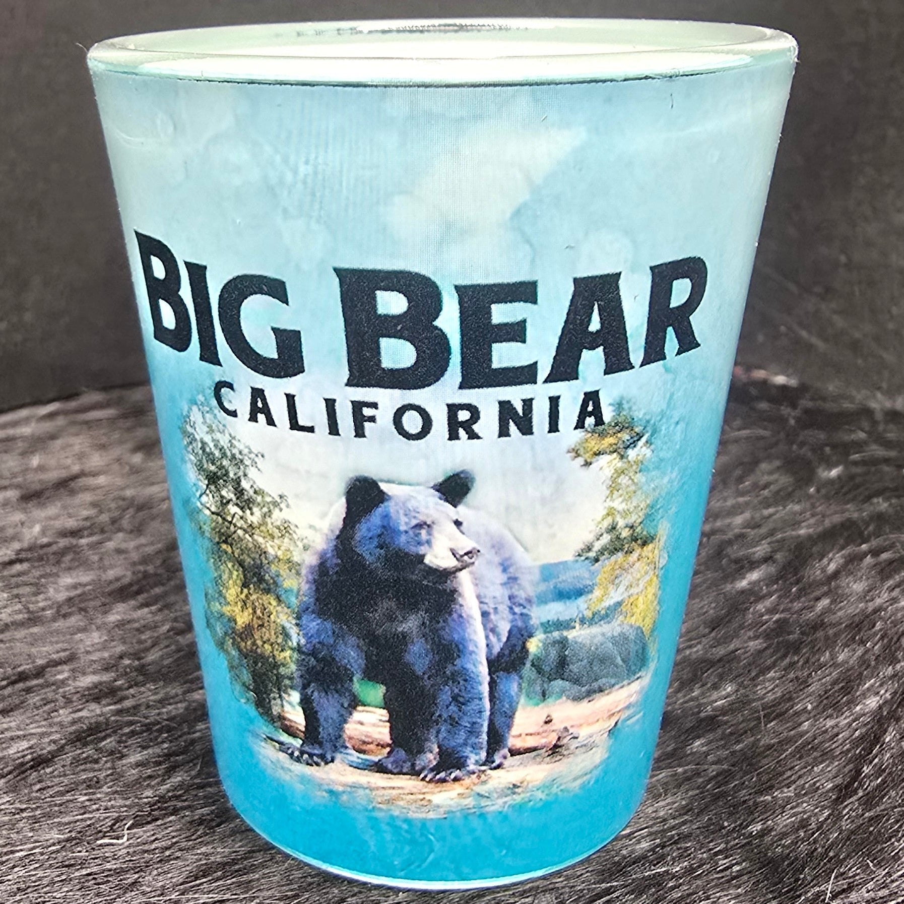 Big Bear California Black Bear Shot Glass