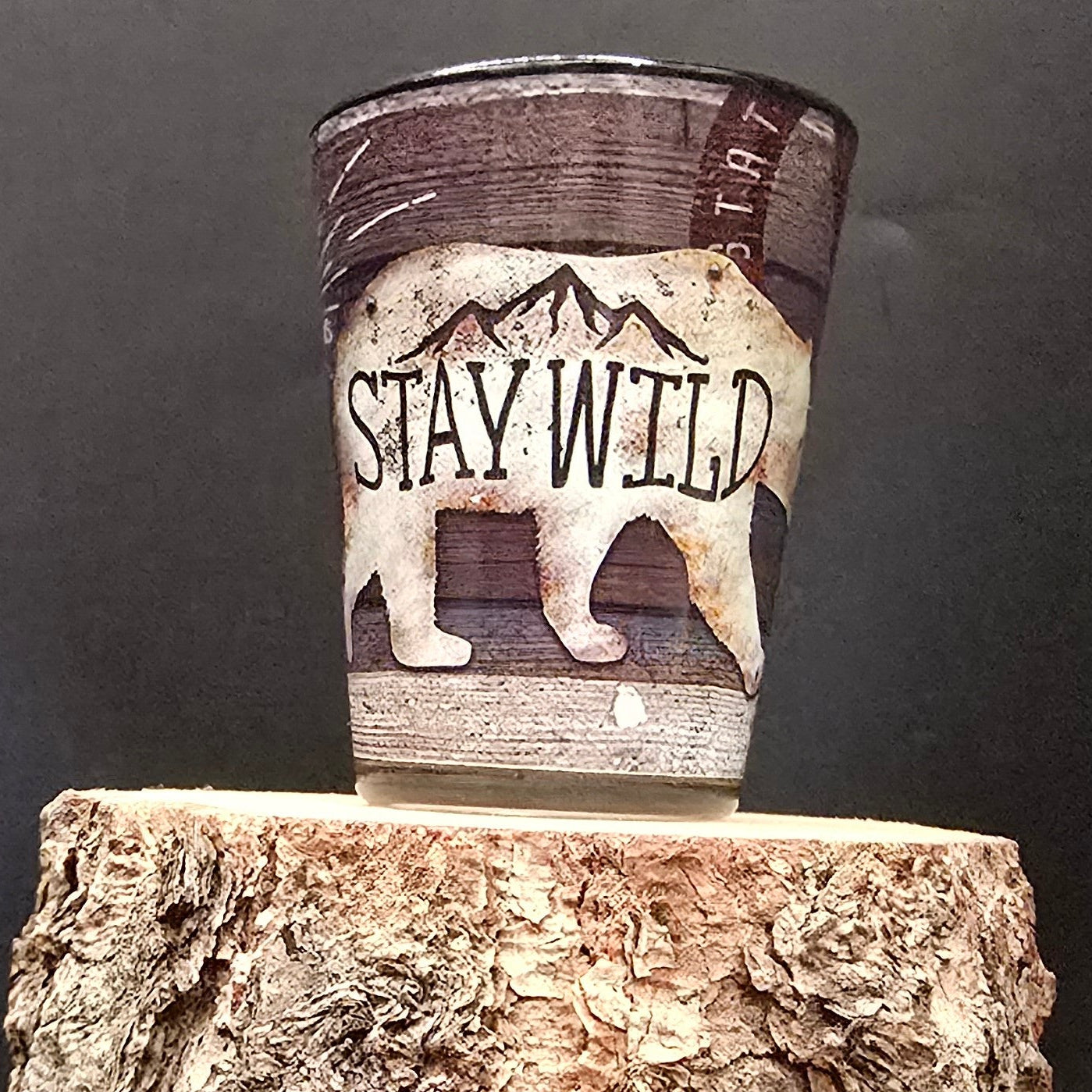 Big Bear California "STAY WILD" Shot Glass
