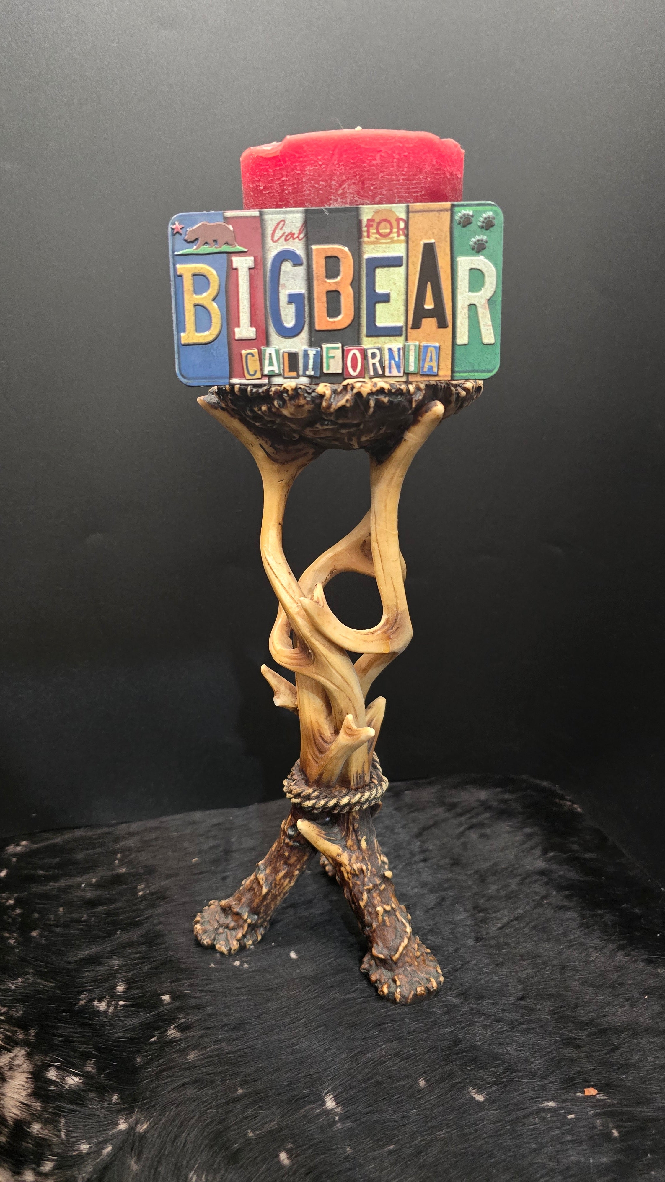 big bear california magnet vintage license plate style 4x2