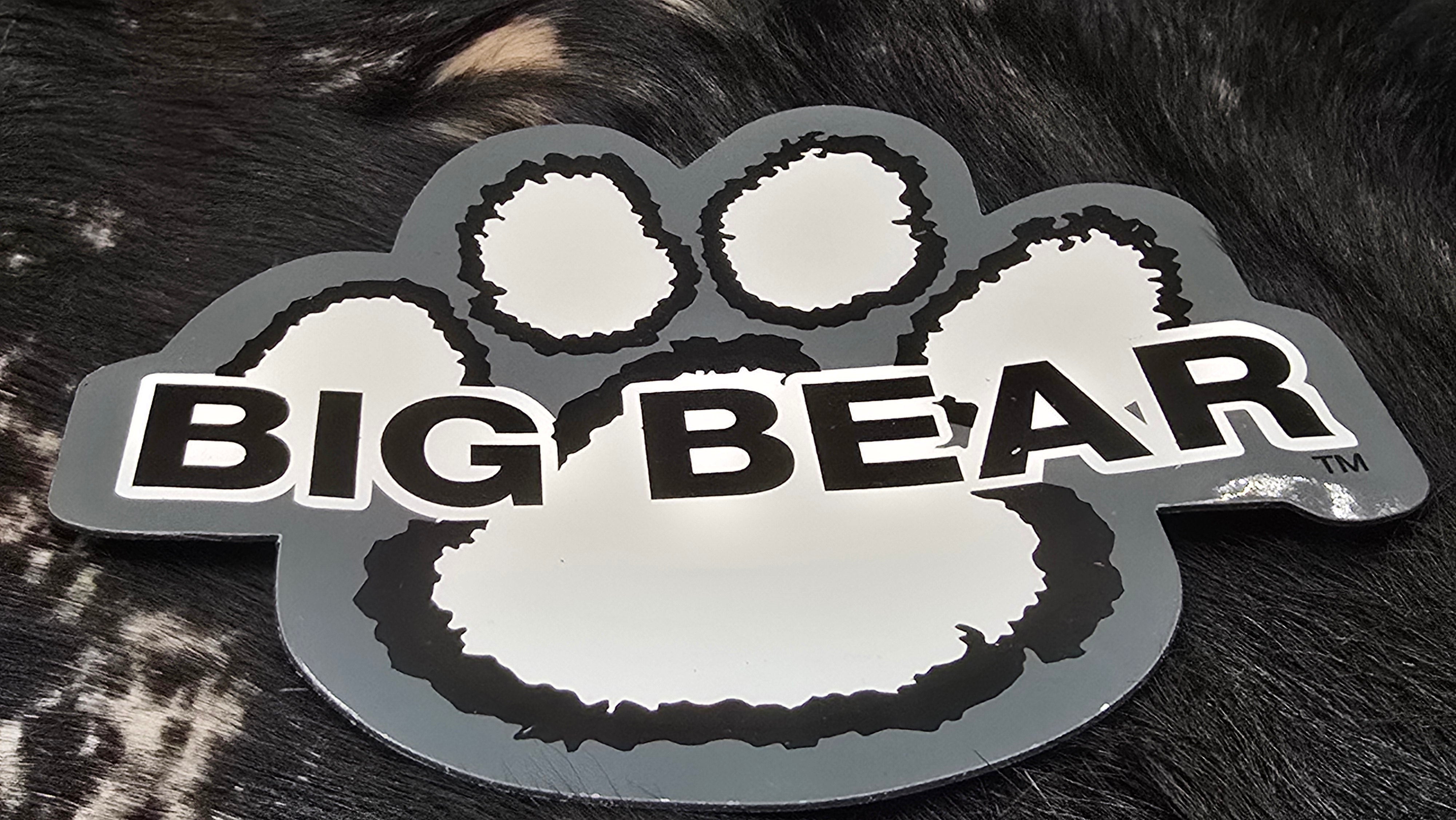Big Bear Paw Magnet Large Souvenir Magnet 5.5x4.5 Inch