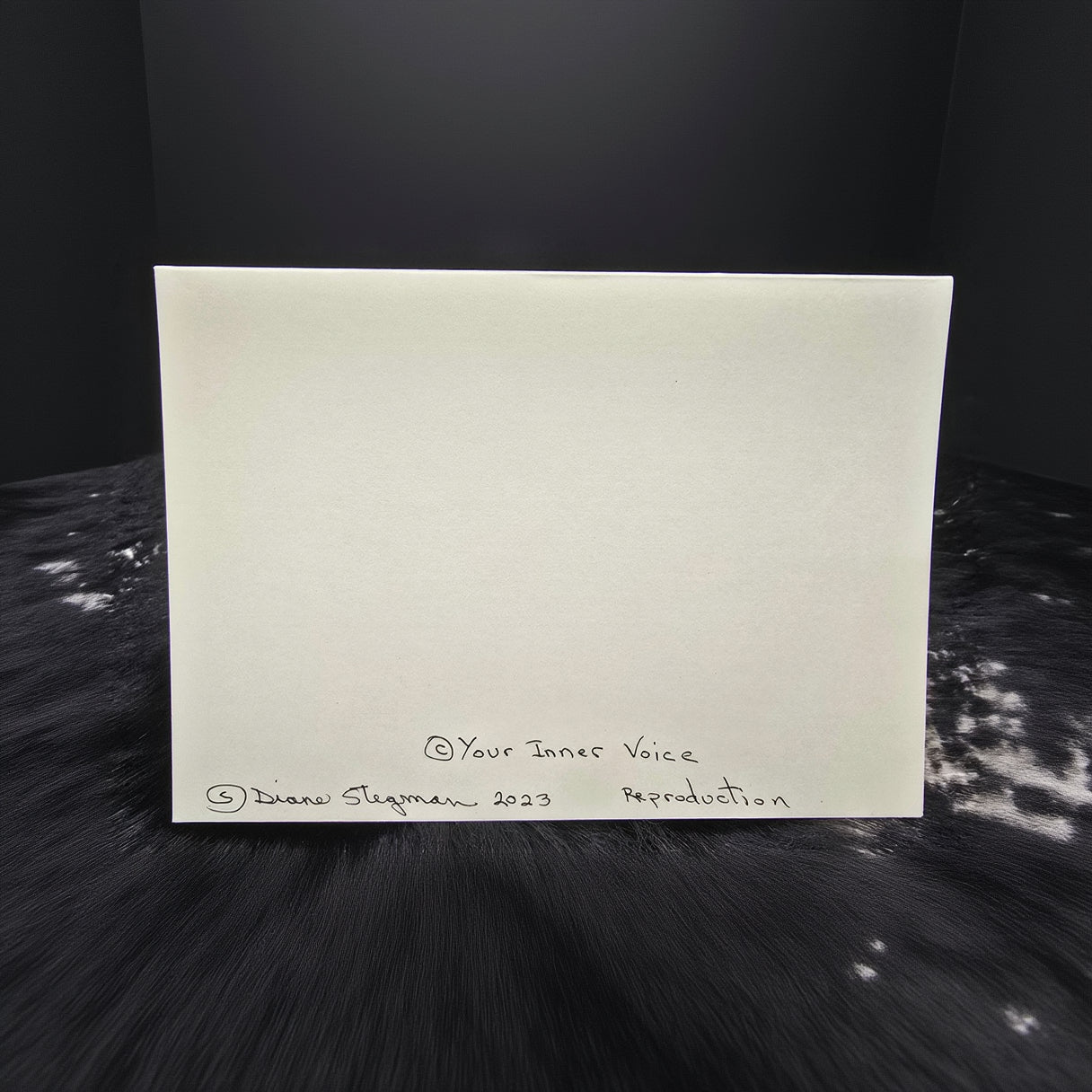 Beautifully Hand Crafted Custom Created Greeting Card Series by Diane Stegman "Treasure Island Big Bear Lake, California"