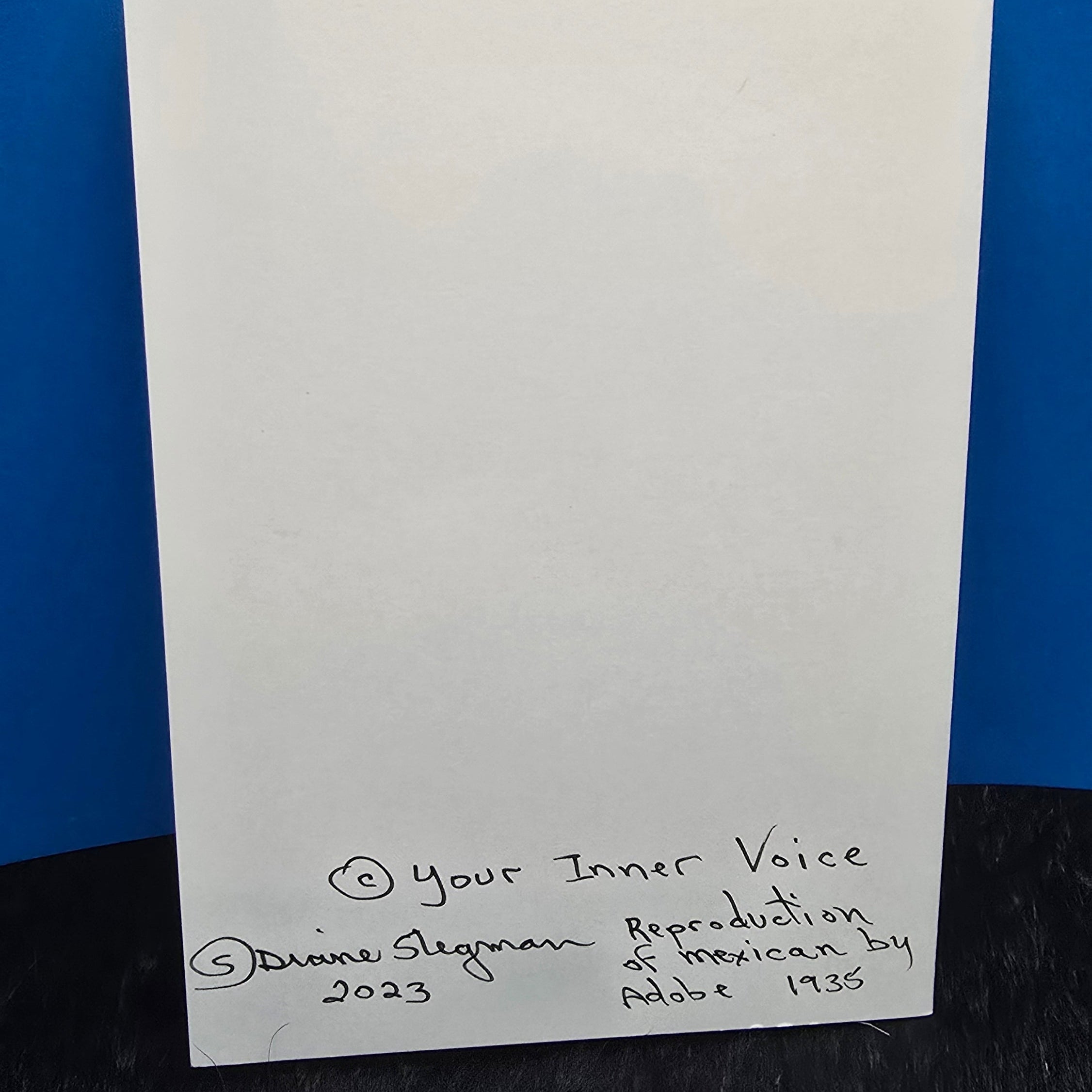 Beautifully Hand Crafted Custom Created Greeting Card Series by Diane Stegman "Gandera El Paso, Texas"