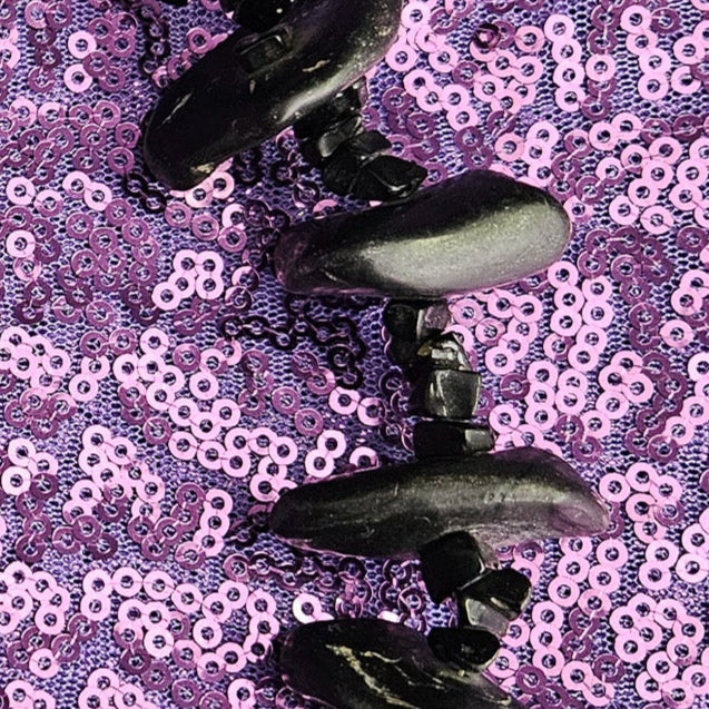 Onyx Stone Beaded Necklace