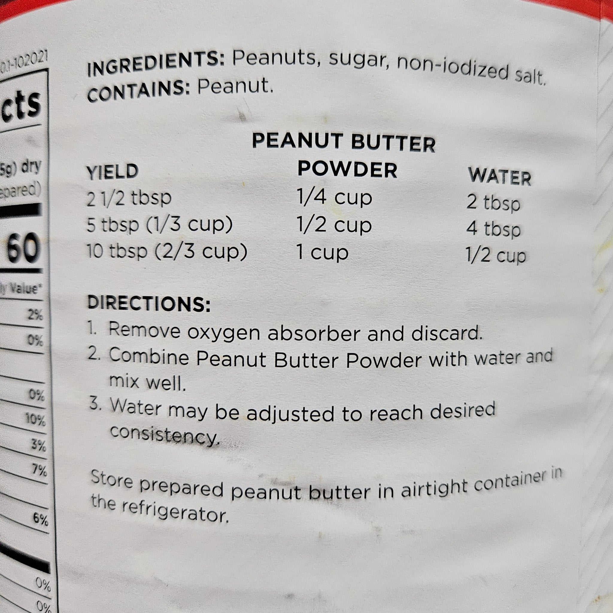 Augason Farms Peanut Butter Powder