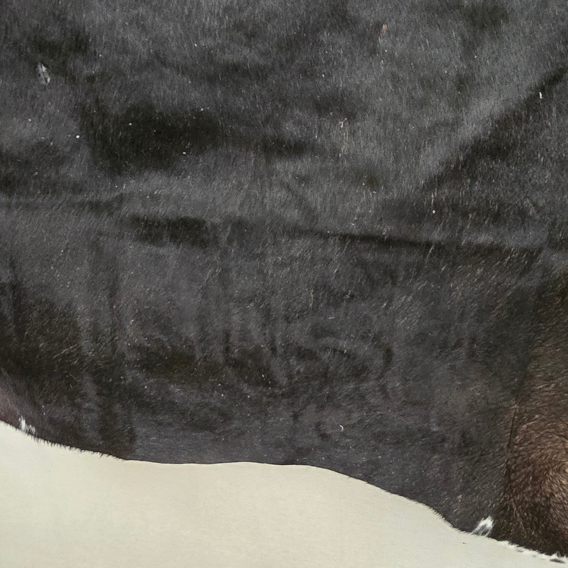 Eccentric Black Cowhide Handmade in Argentina