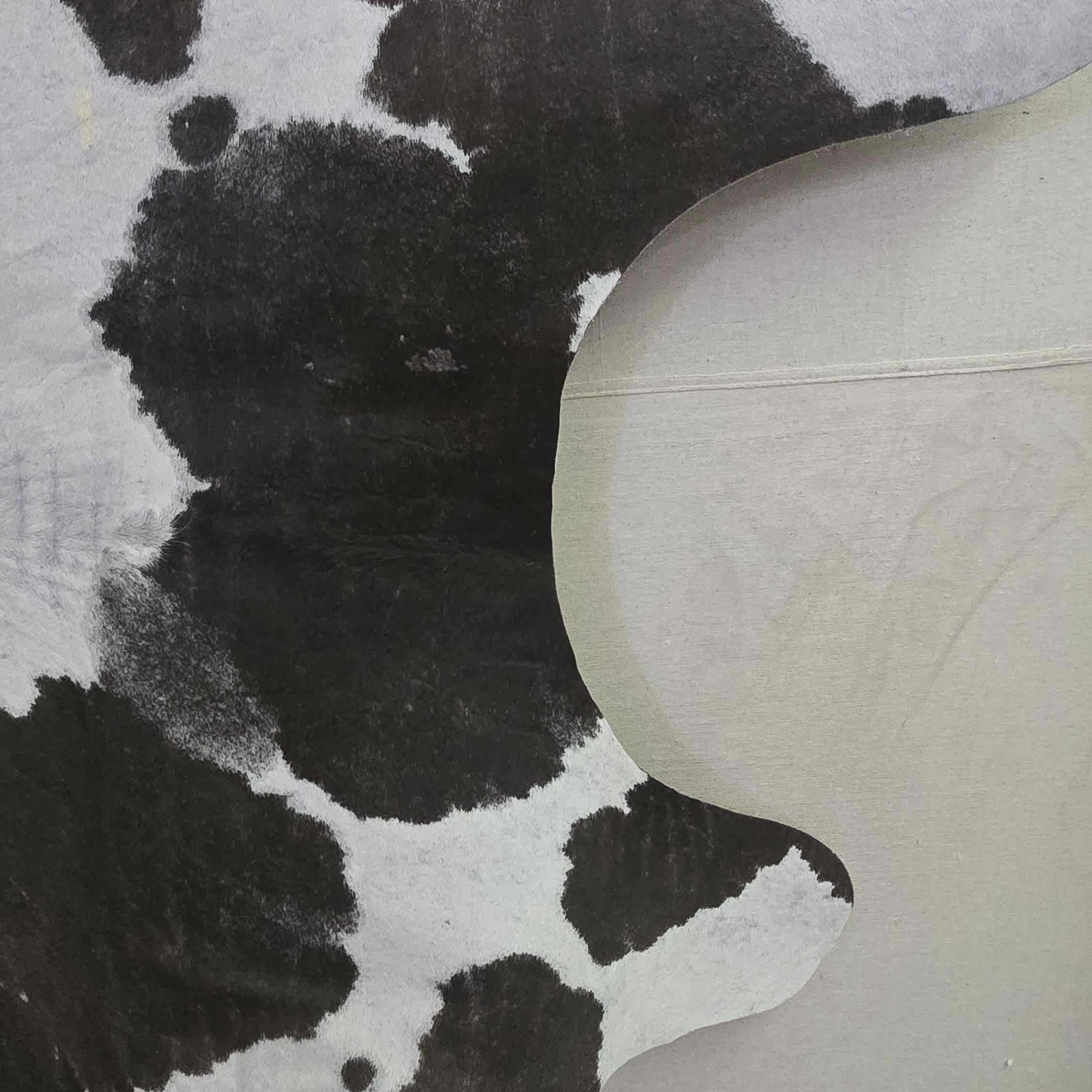 Remarkable Brown and White Cowhide Handmade in Brazil