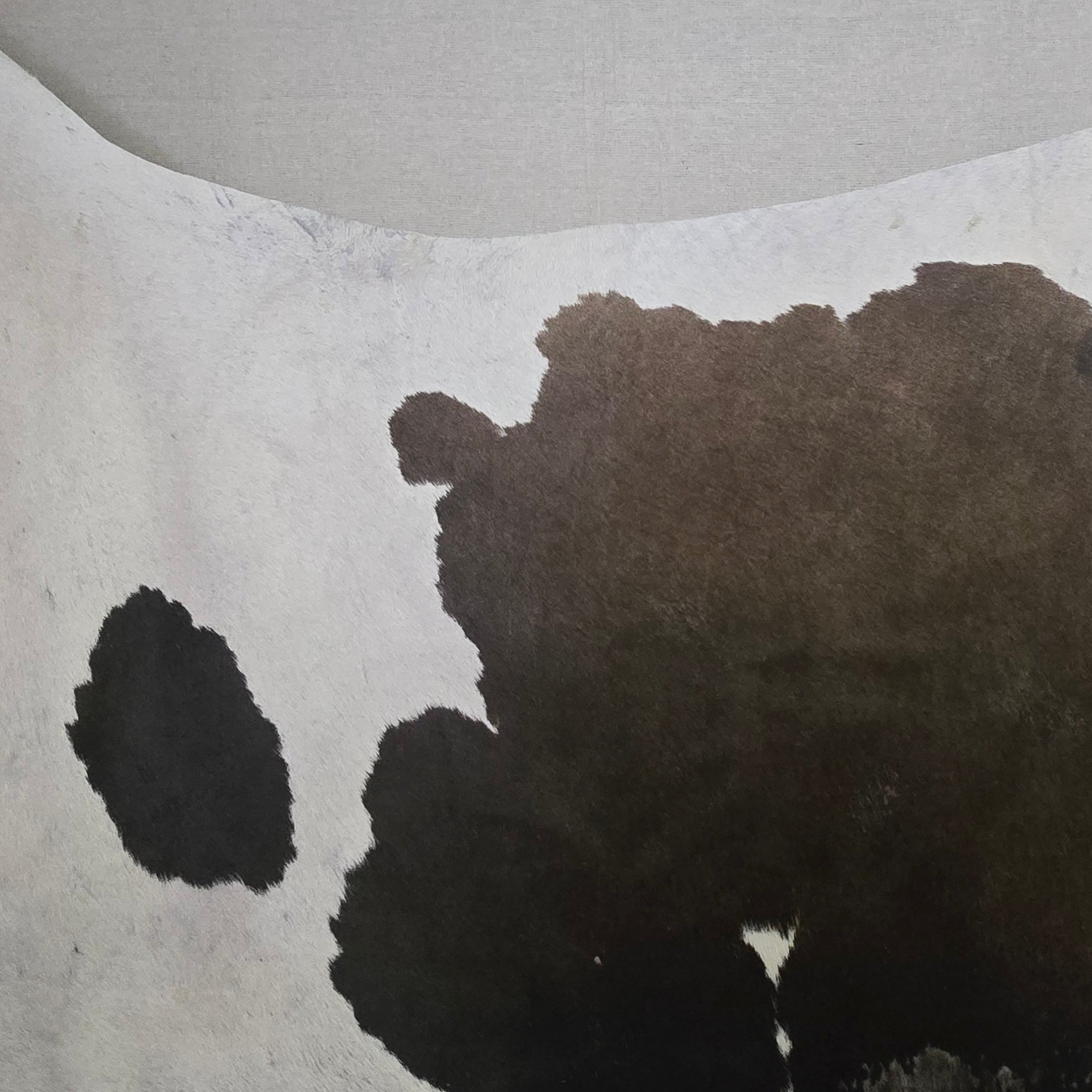 Remarkable Brown and White Cowhide Handmade in Brazil