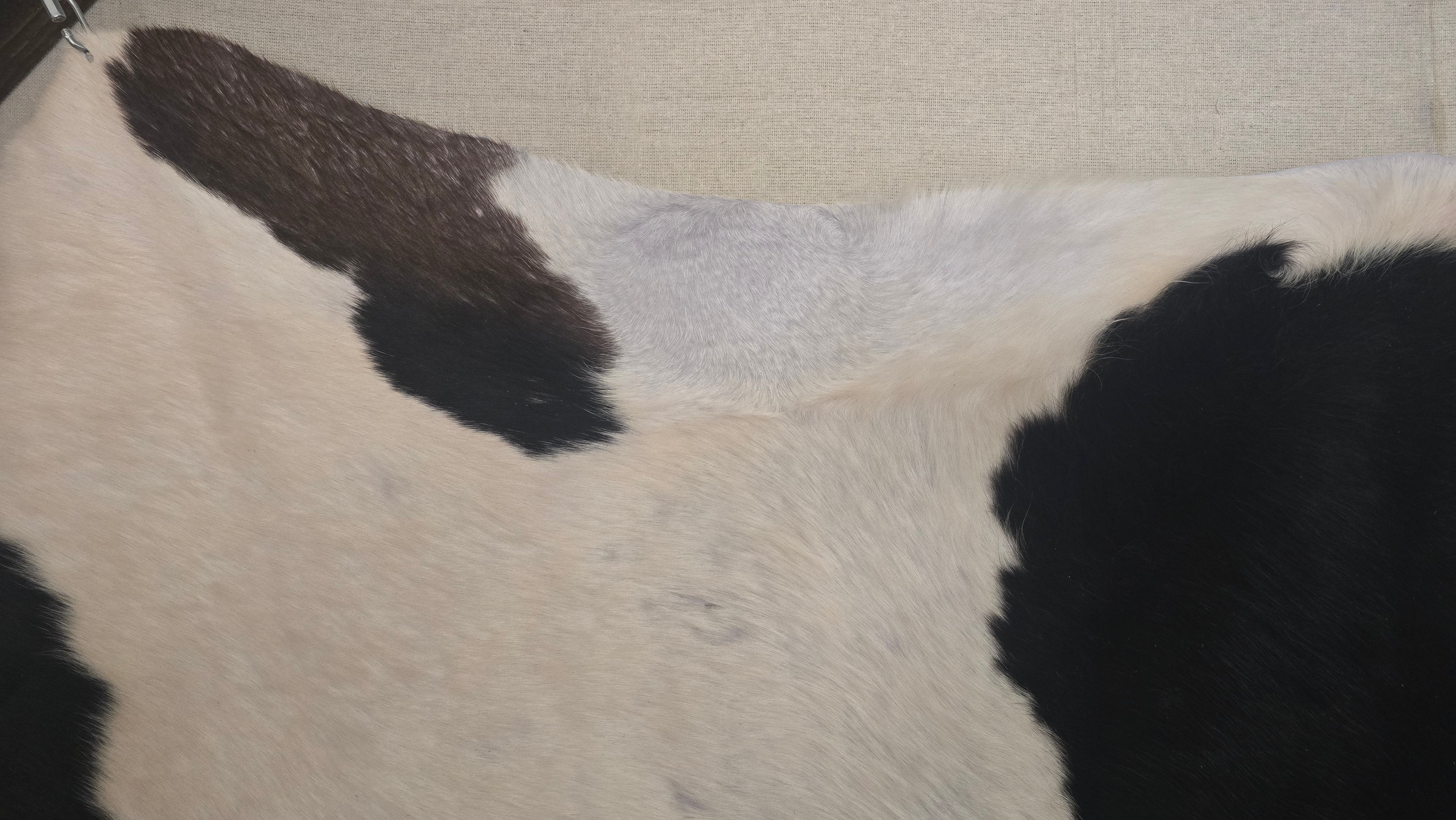 Genuine Black and White Cowhide Handmade in Brazil