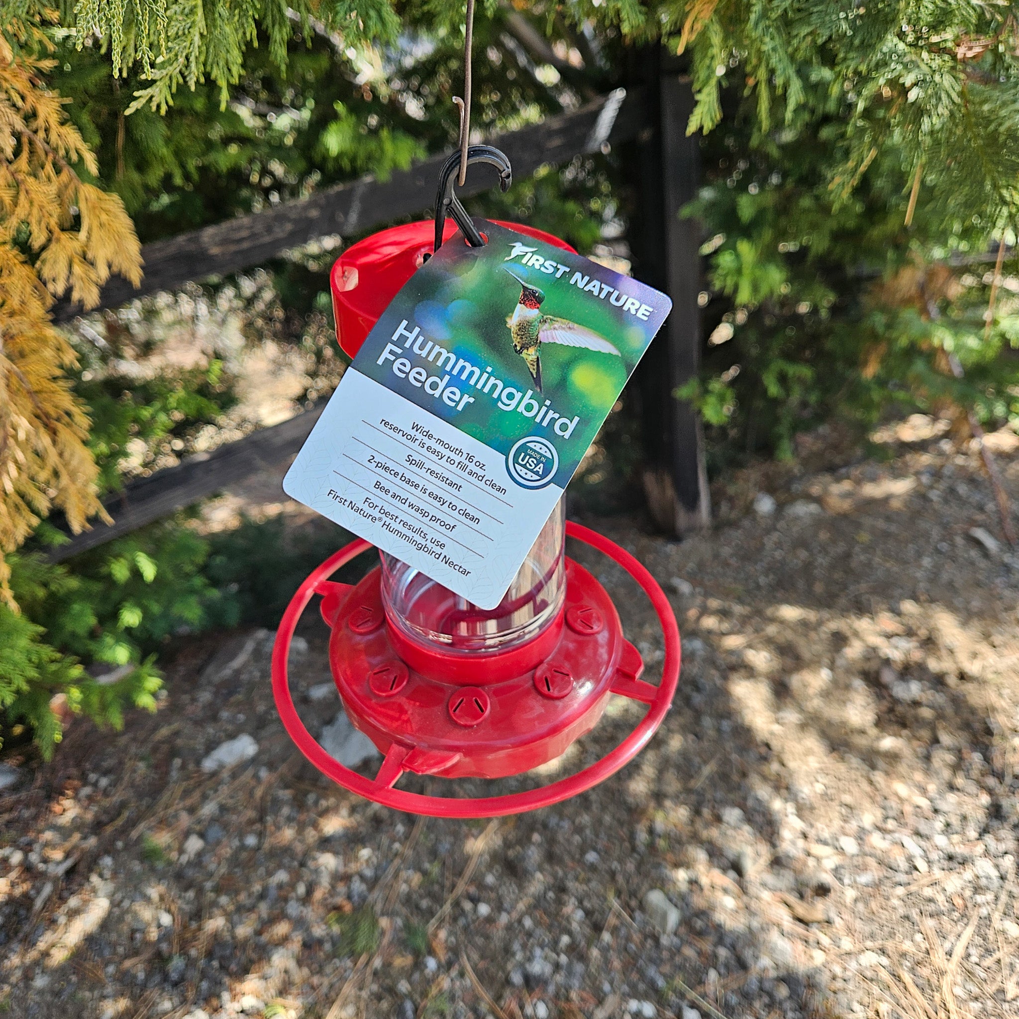 Hummingbird Feeded 6" Tall