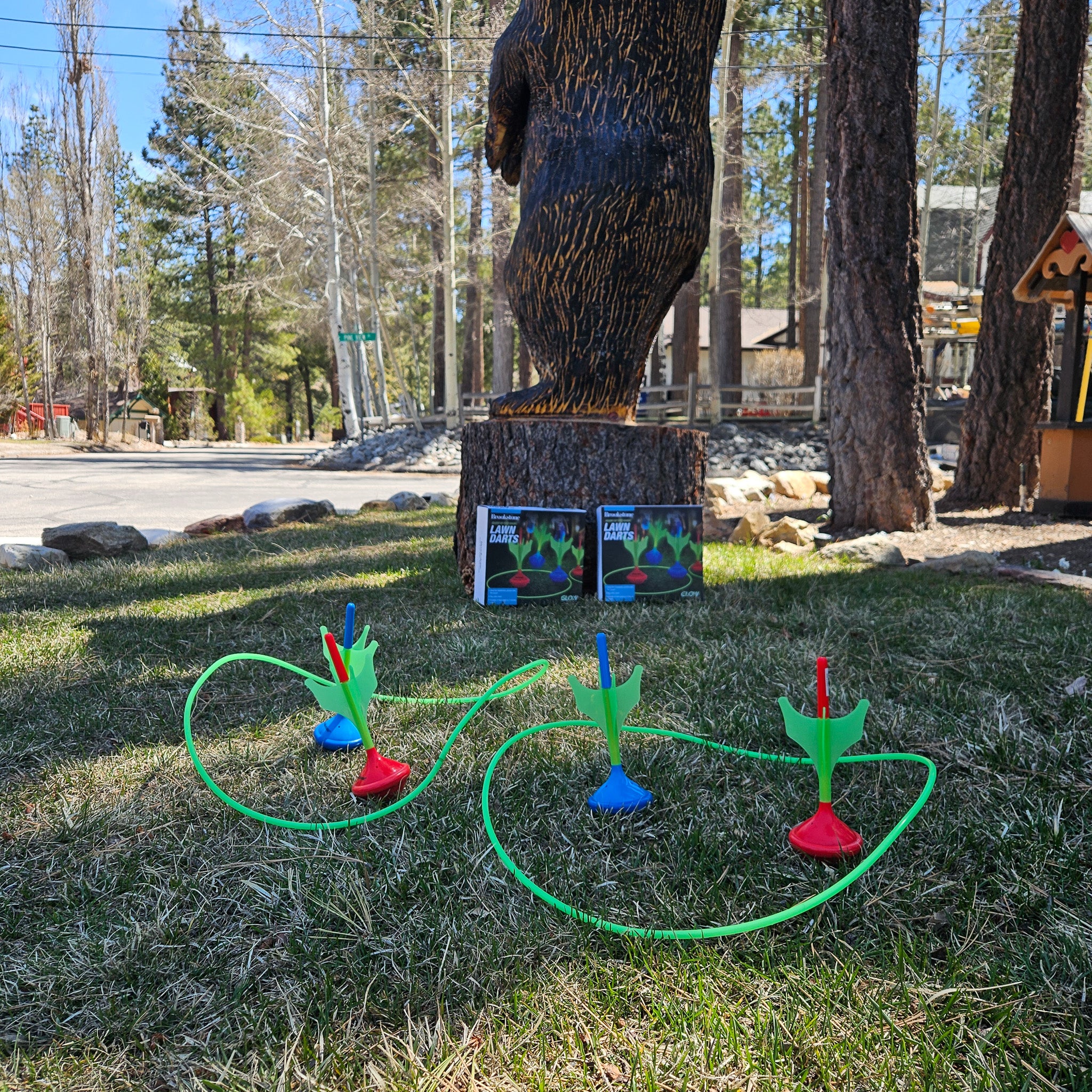 Brookstone Glow in Dark Lawn Darts