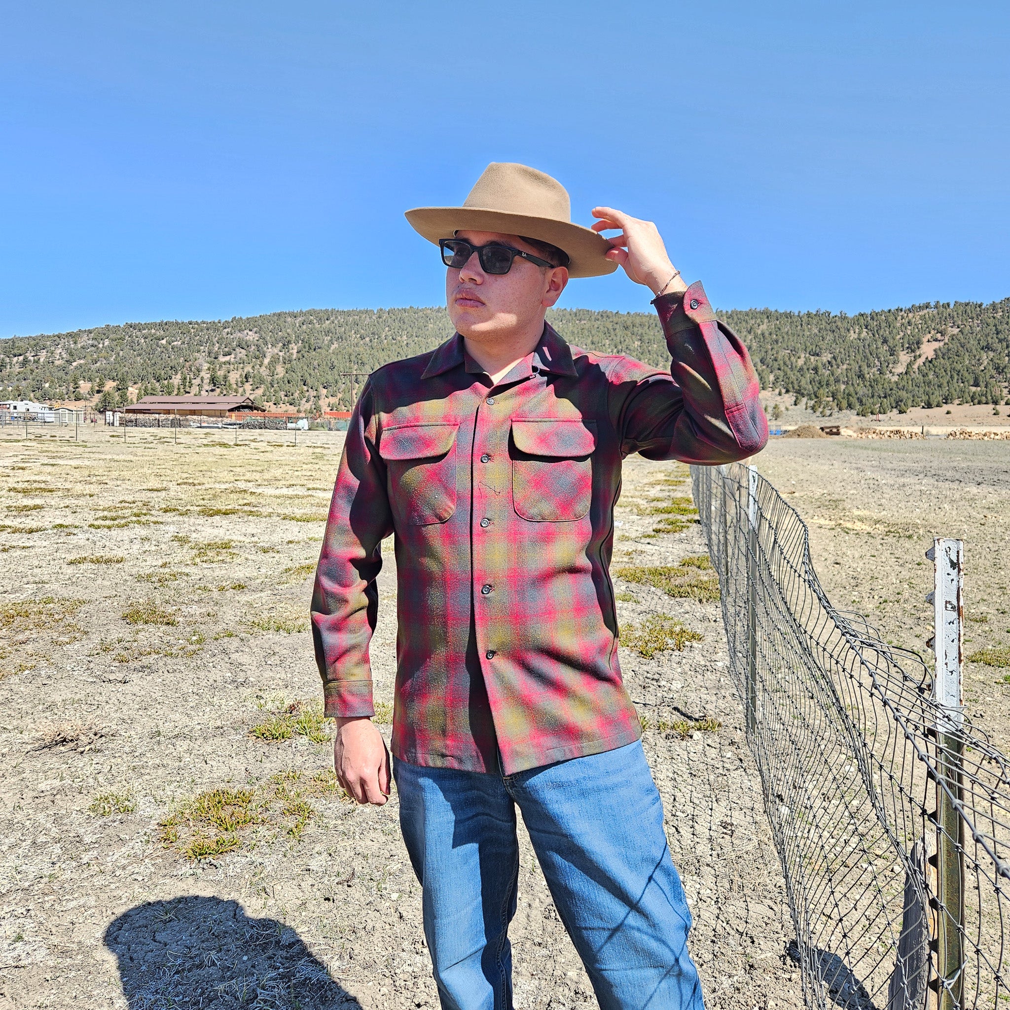 Pendleton Wool Flannel Board Shirt Size Small