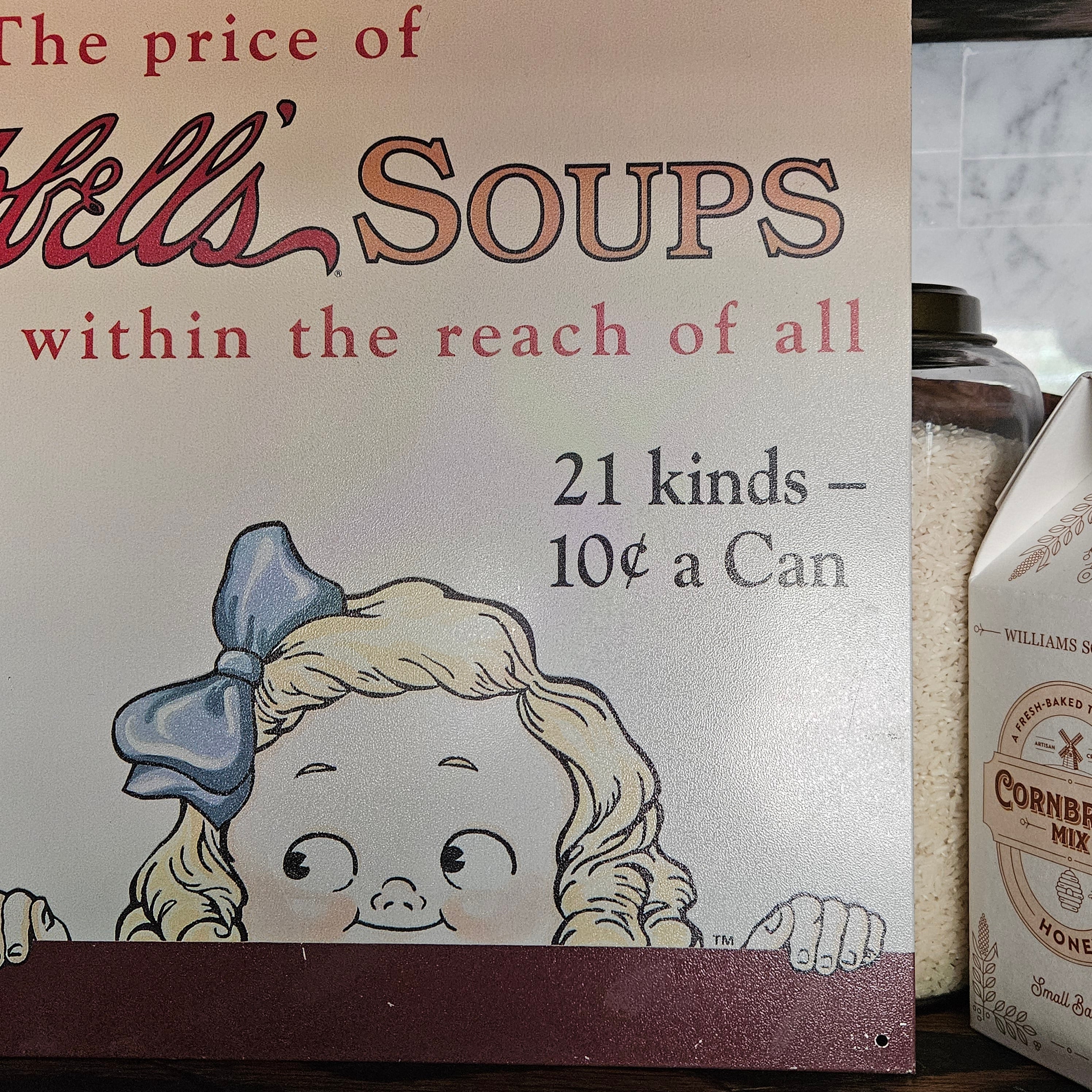 Classic Campbell's Soup Tin Sign