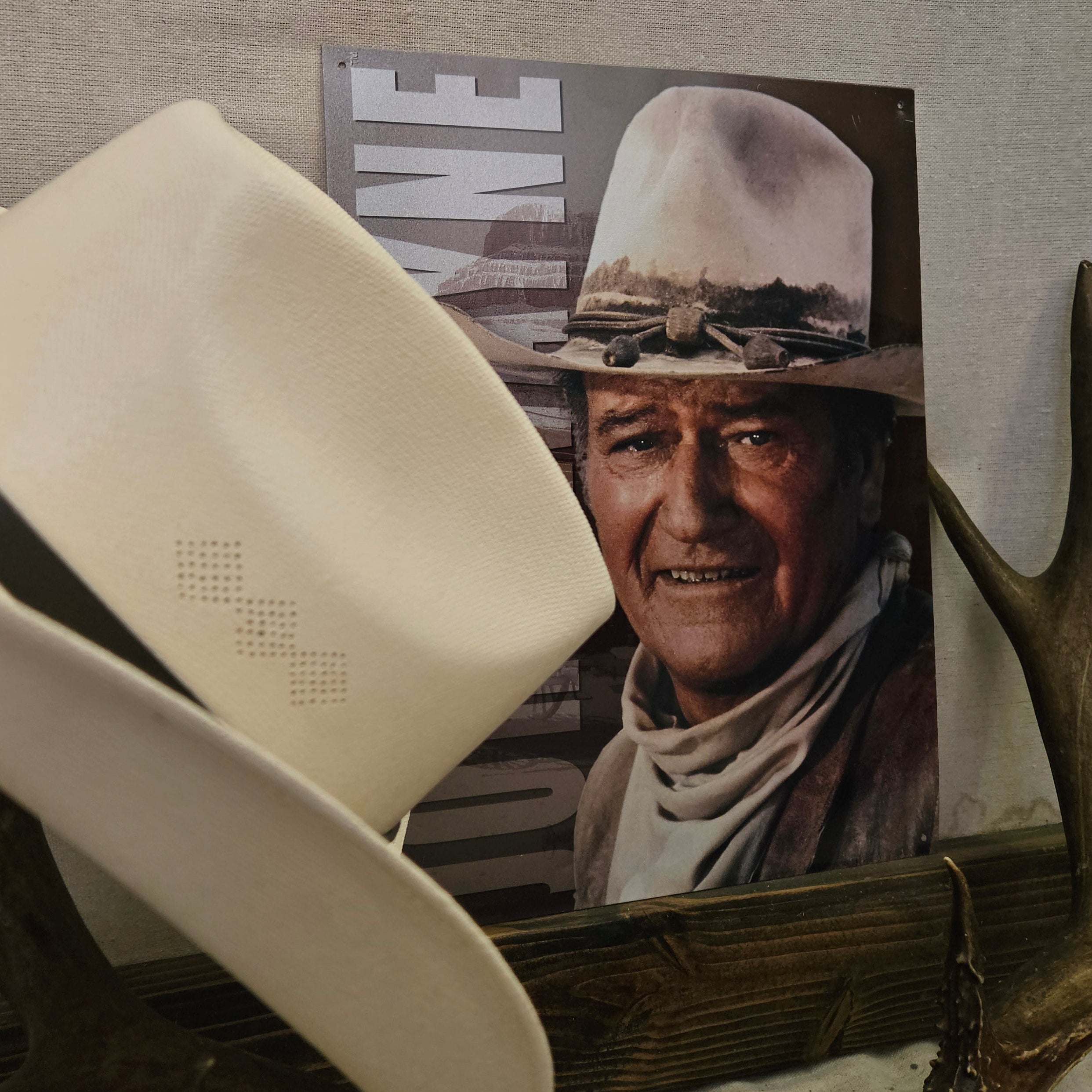Vintage Style John Wayne Tin Sign
