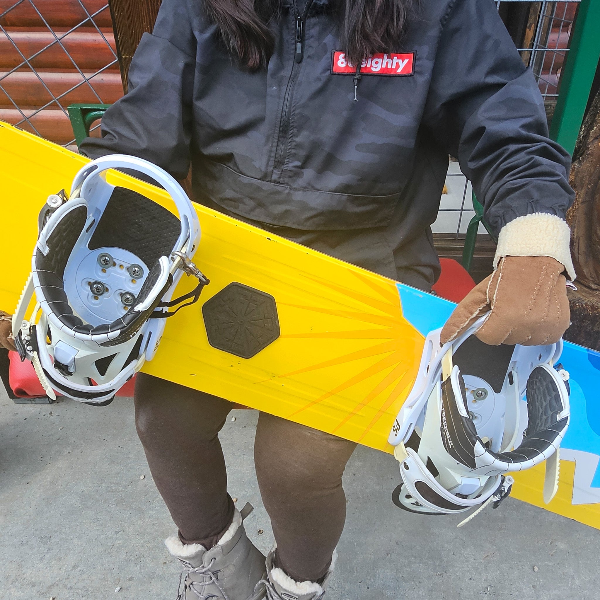 Lamar Yellow and Blue Snowboard