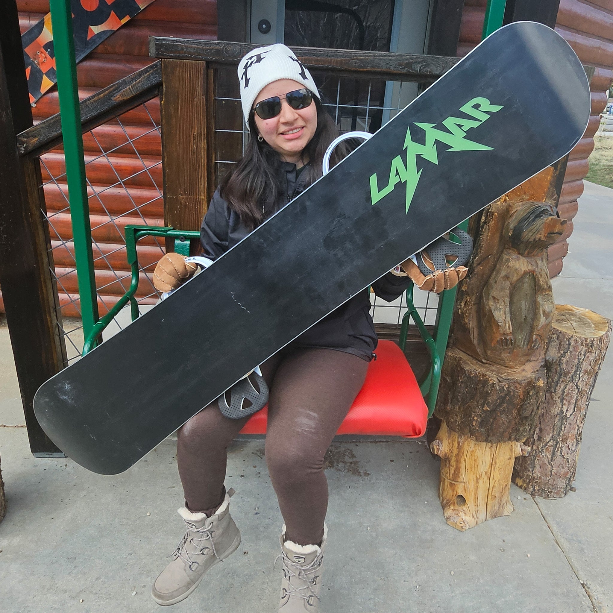 Lamar Yellow and Blue Snowboard