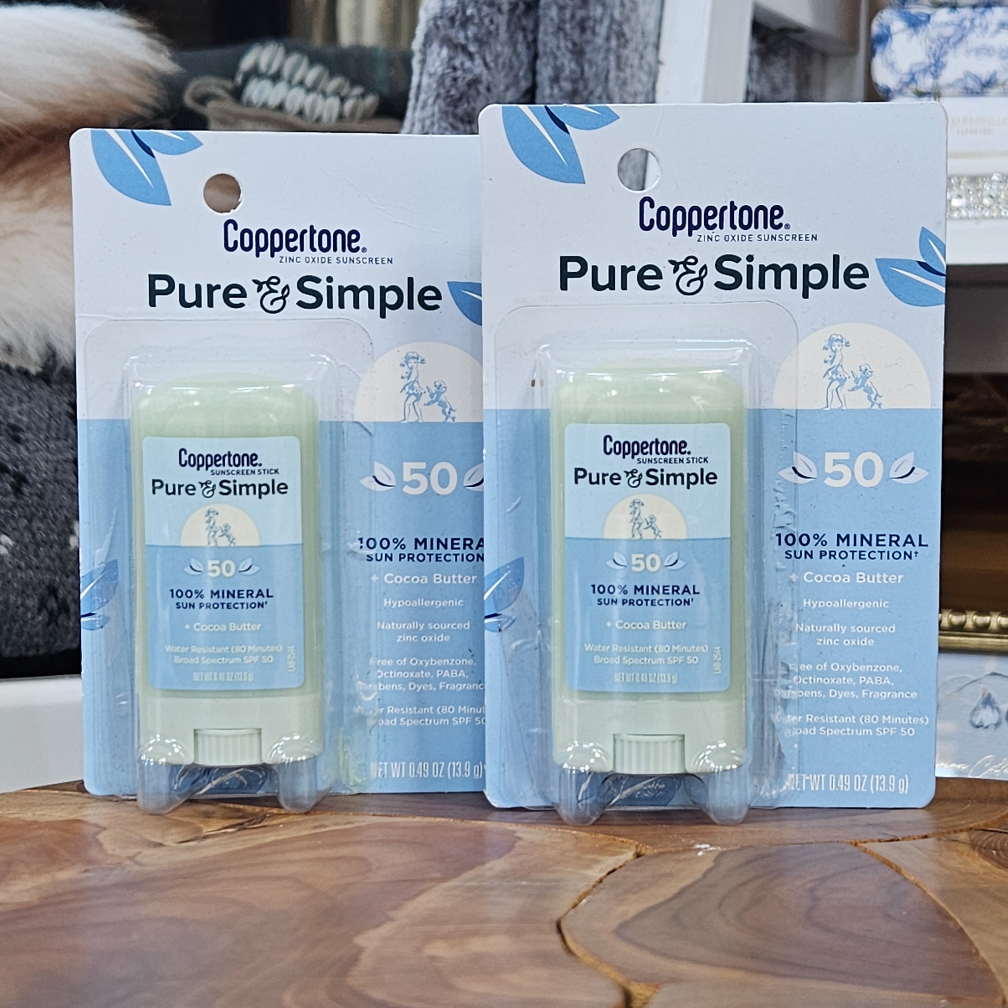 Coppertone Pure and Simple Sunscreen Stick (50 SPF)