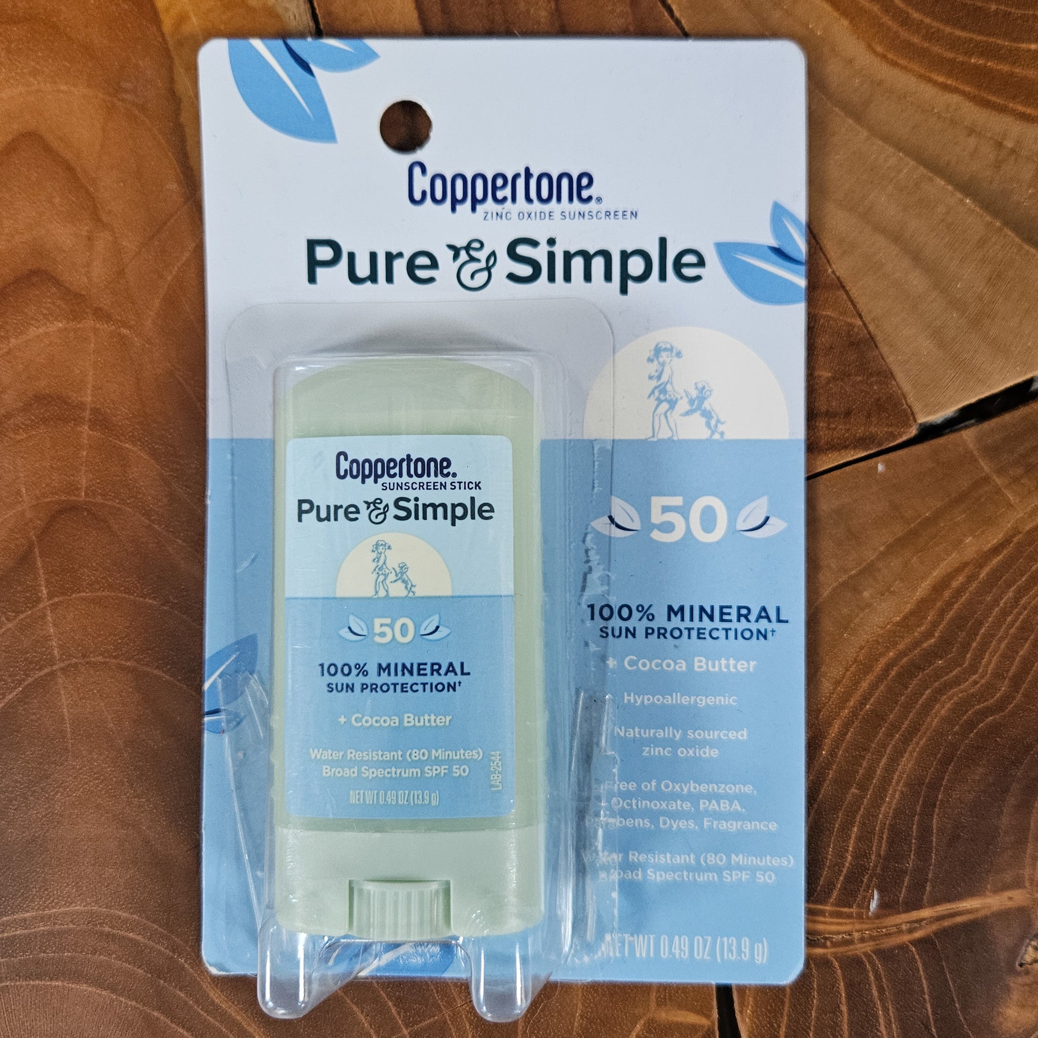 Coppertone Pure and Simple Sunscreen Stick (50 SPF)