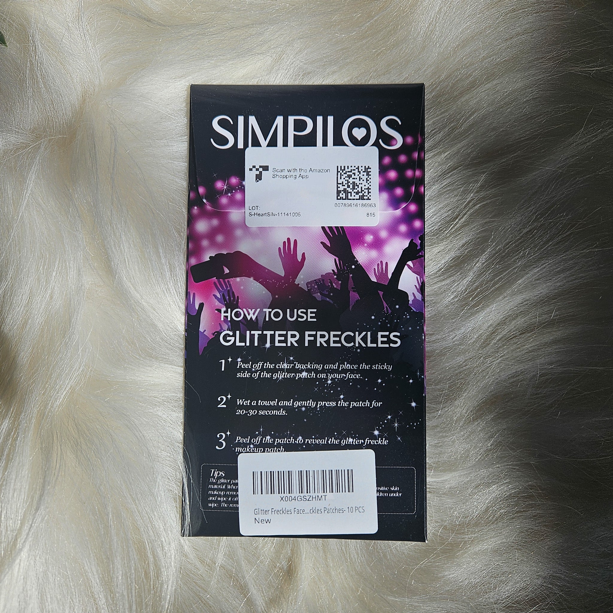 Simpilos Glitter Freckles Face Tattoo
