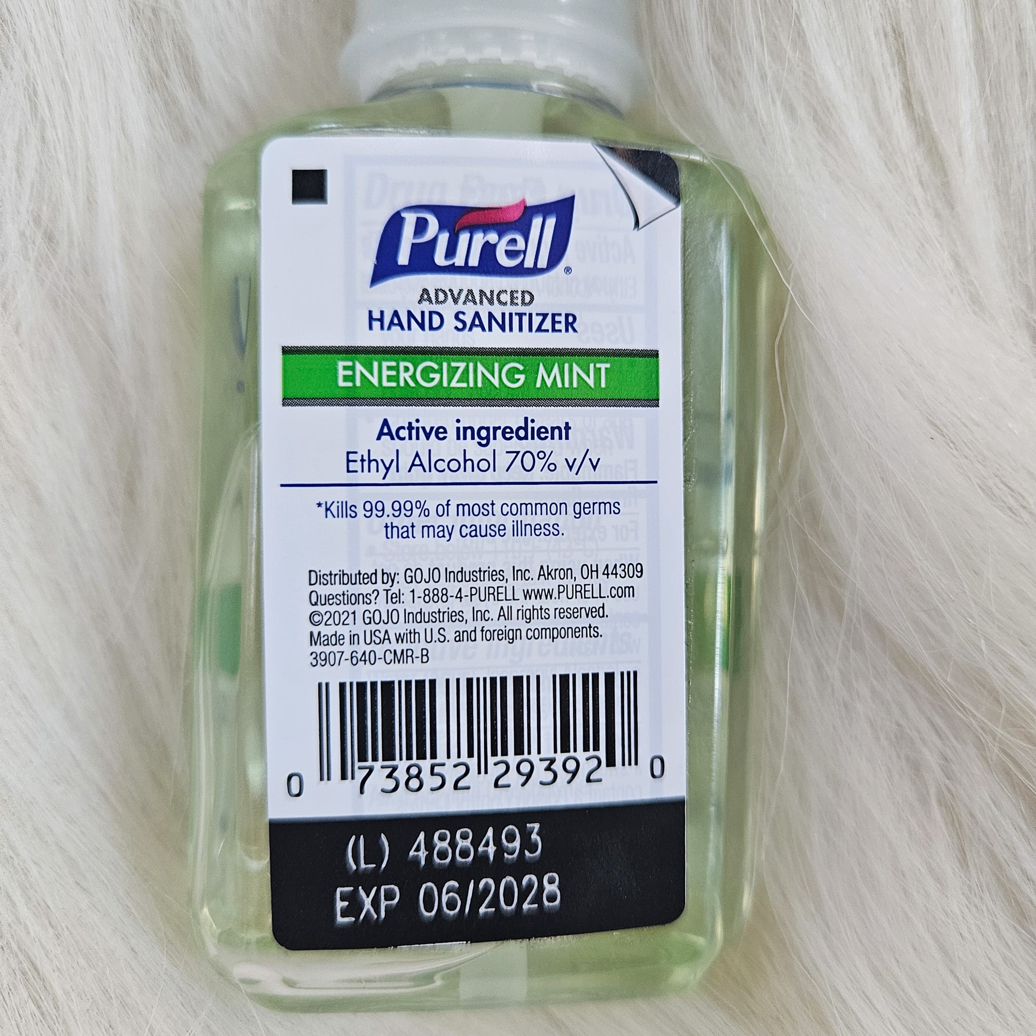 Purell Hand Sanitizer Energizing Mint