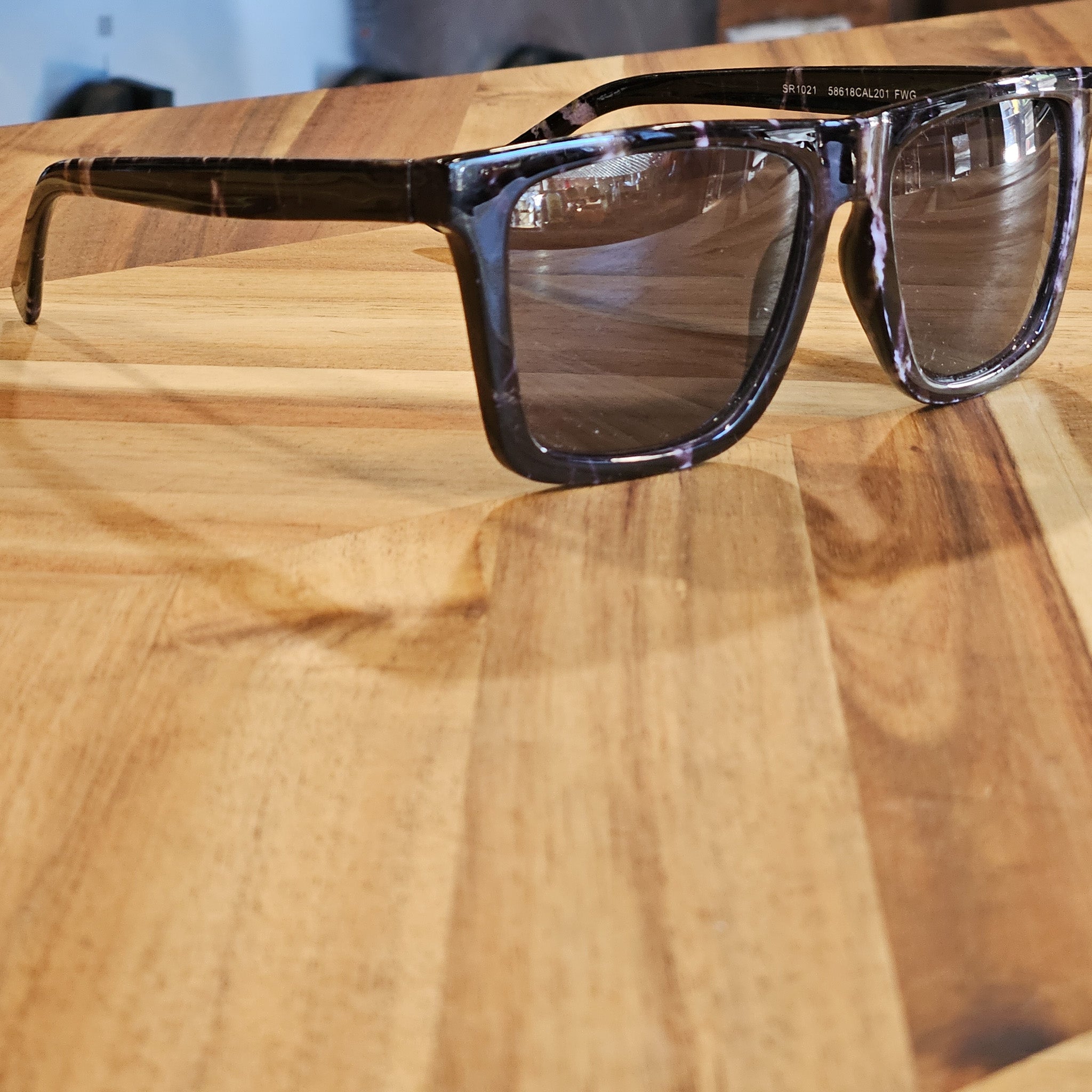 CaliBlue Rectangular Blue Unisex Sunglasses