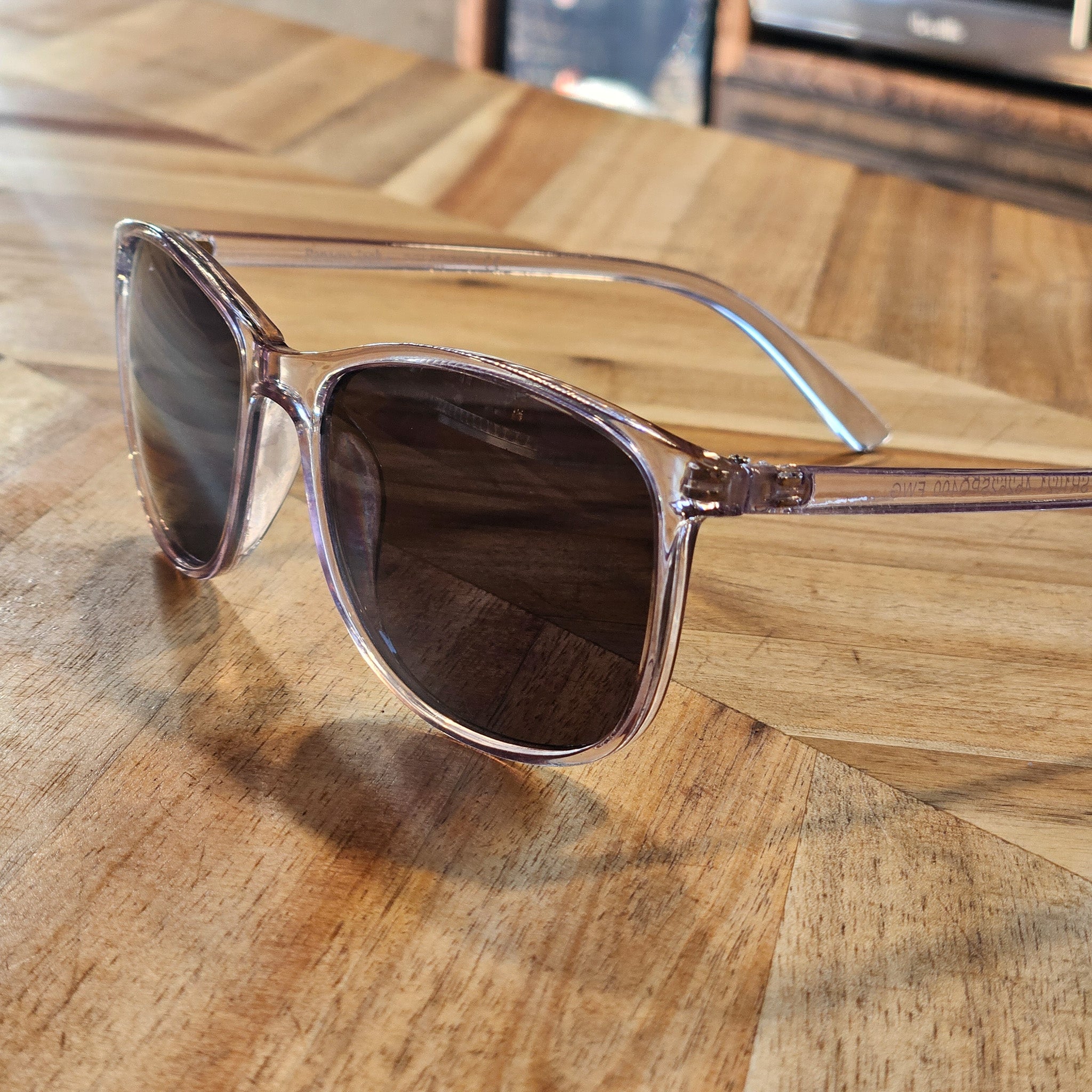 Panama Jack Polarized Translucent Purple Sunglasses