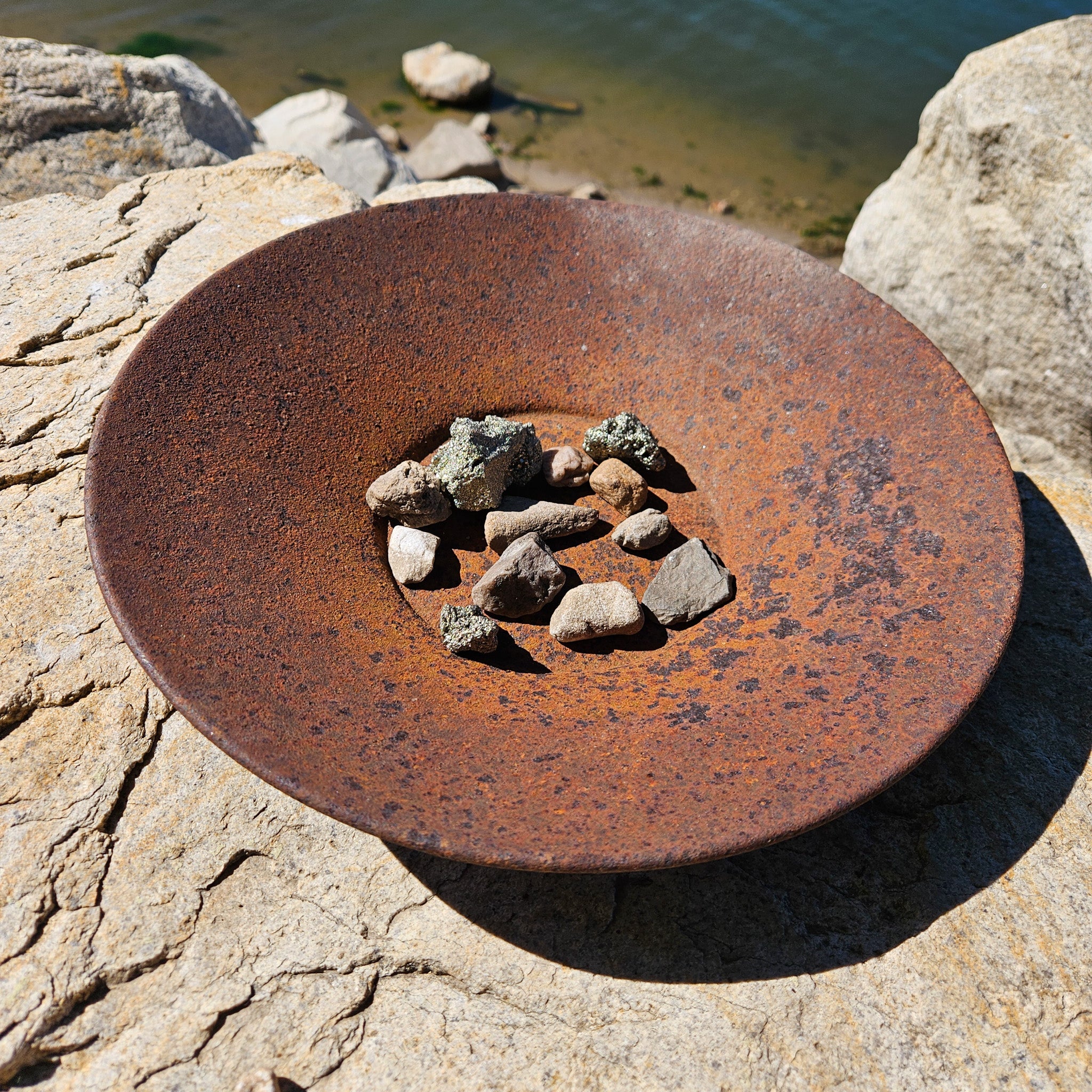 Vintage Metal Gold Mining Pan