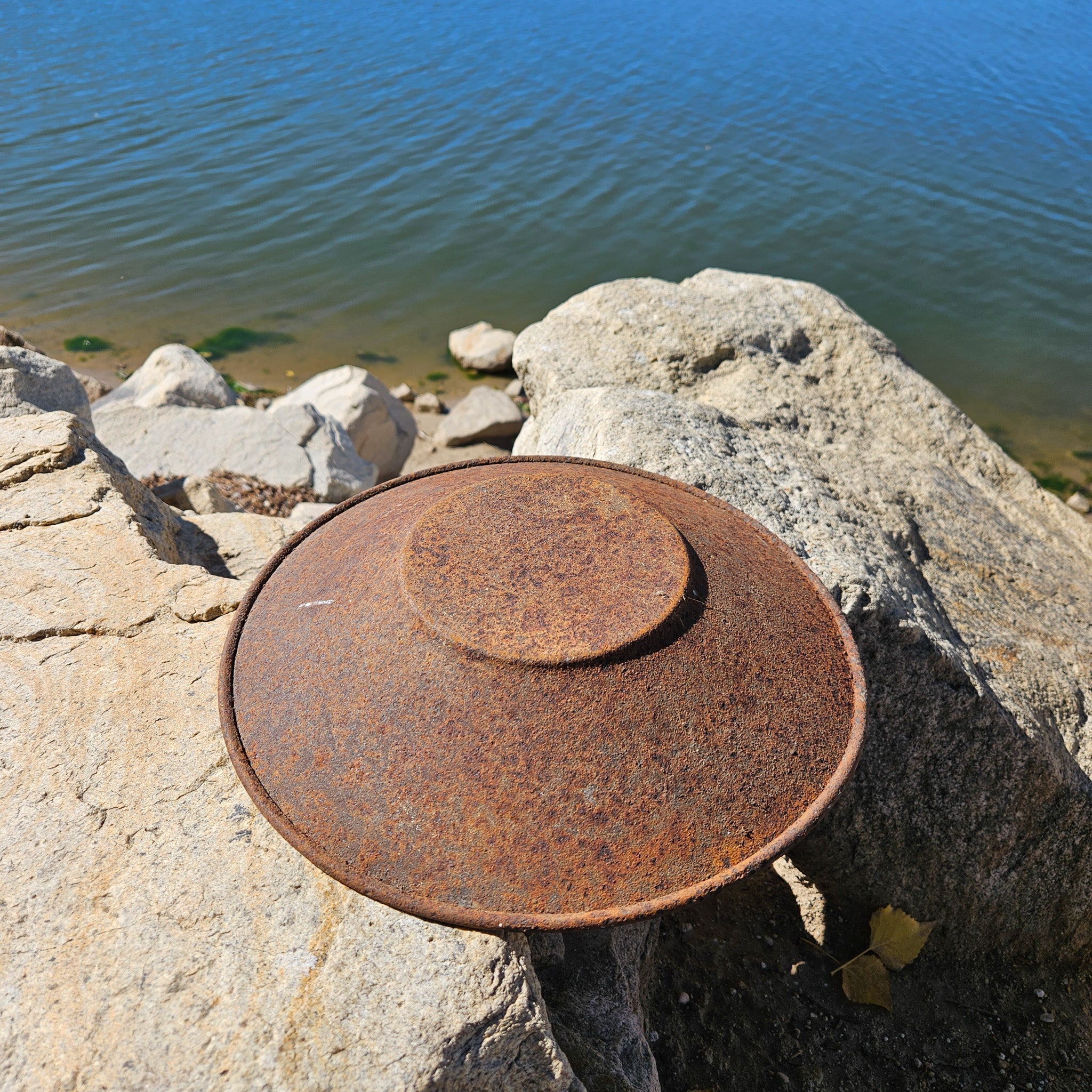 Vintage Metal Gold Mining Pan