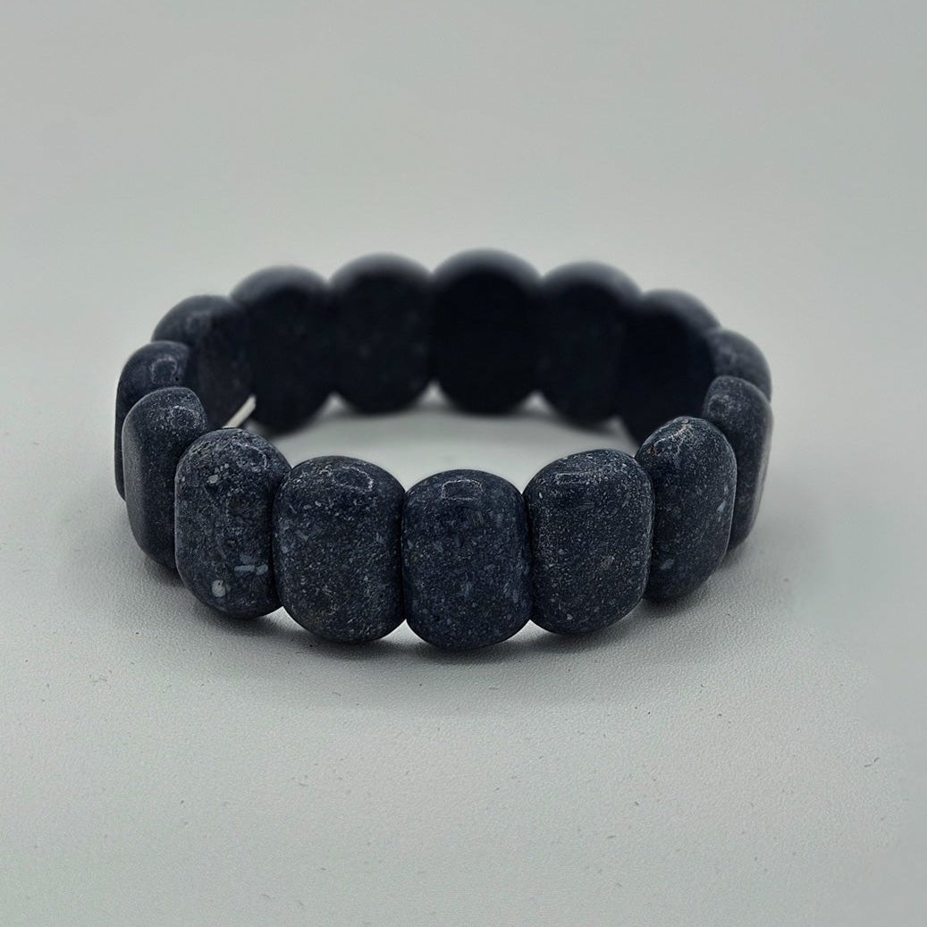 Blue Coral Beaded Stretch Bracelet