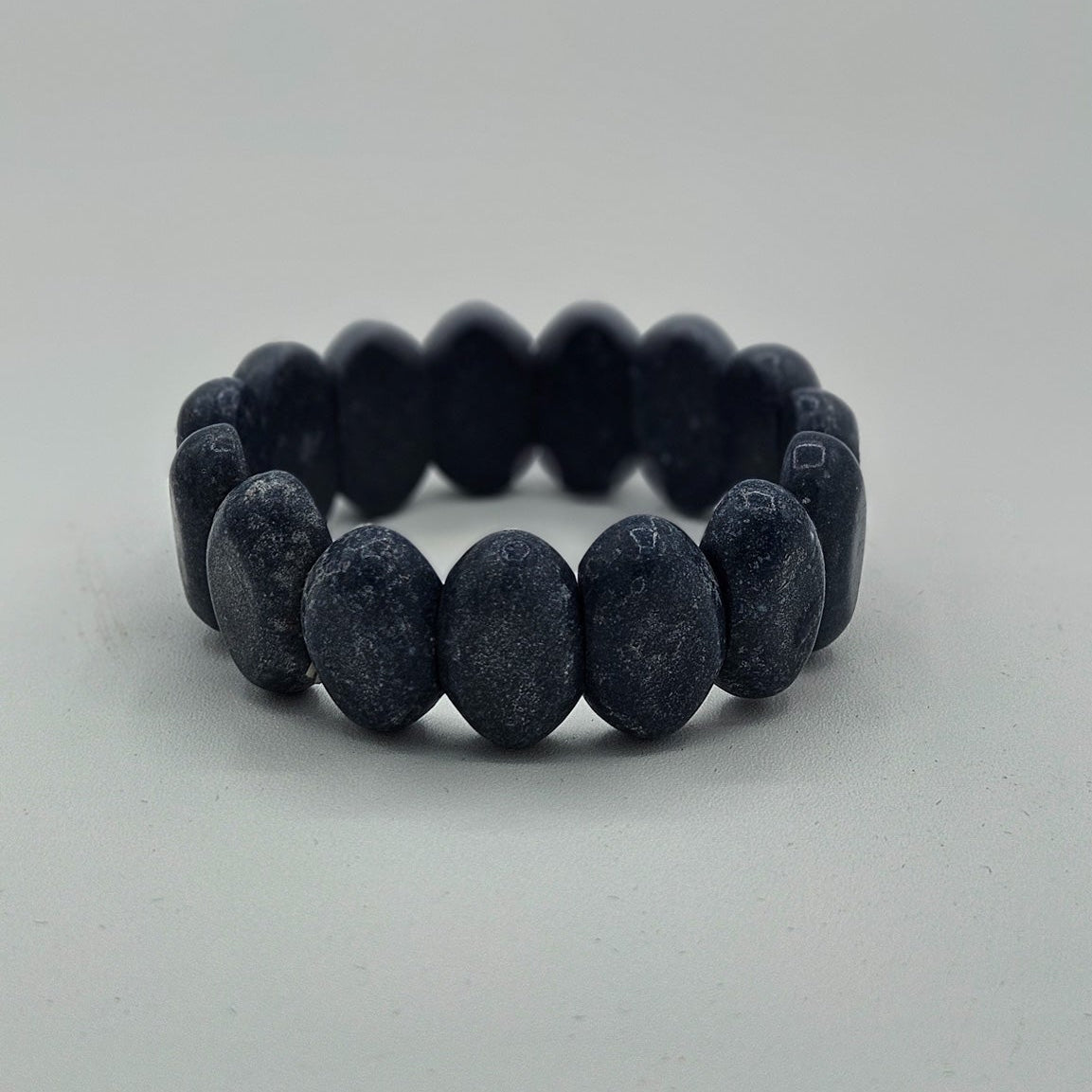 Blue Coral Beaded Stretch Bracelet
