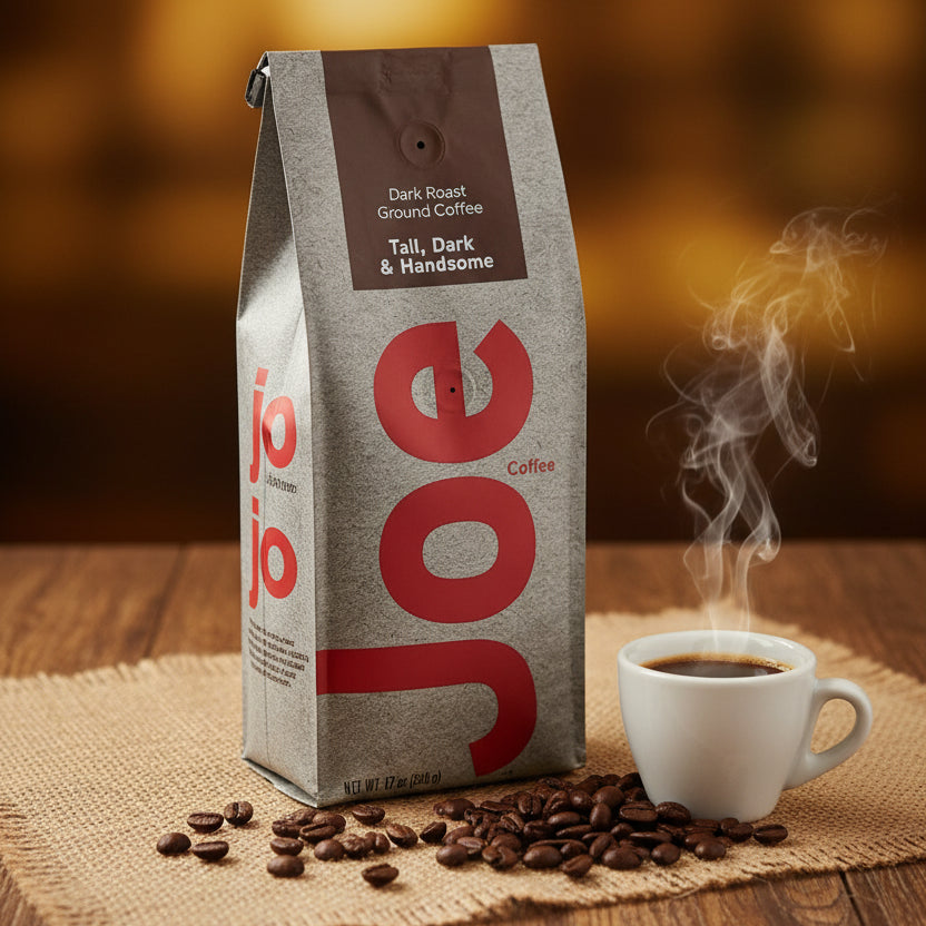 Joe Coffee Tall, Dark, and Handsome Ground Coffee