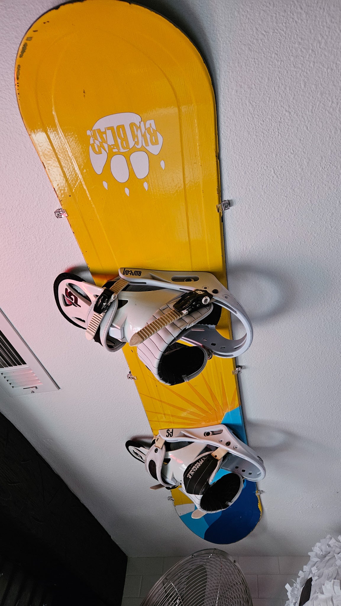 Lamar Yellow and Blue Snowboard