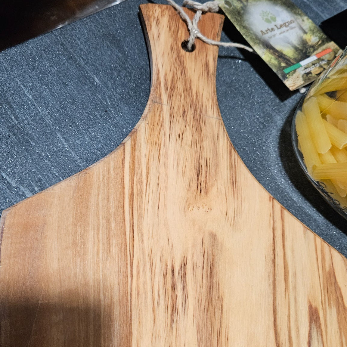 Arte Legno Italian Cheese Board - Real Wood Thin Slab, 10" x 22"
