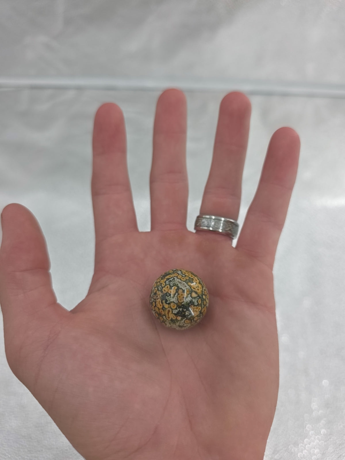 Amazing Marine Jasper Crystal Sphere