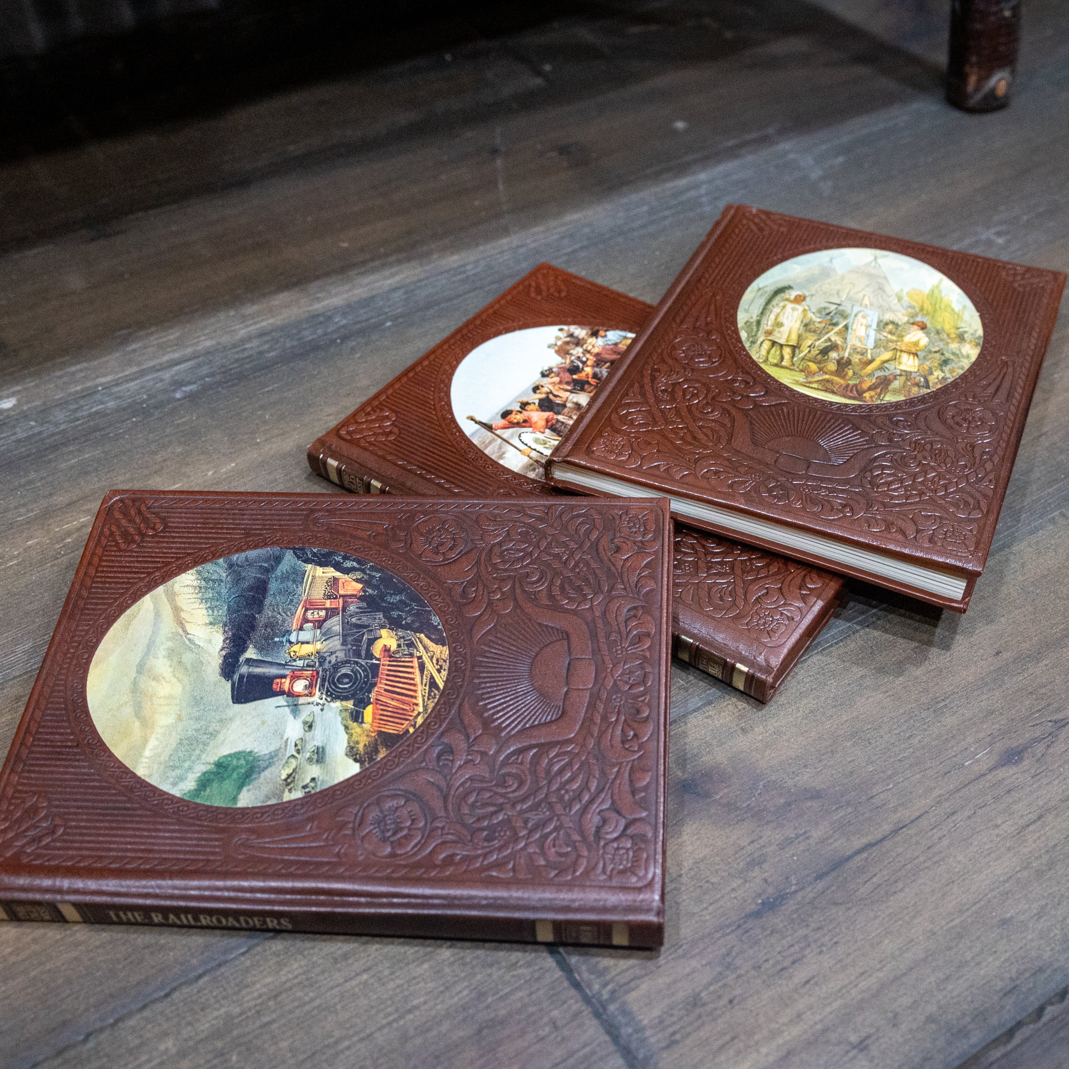 Vintage Complete Set of 26 Time Life Old West History Books Leatherette Covers and Master Index