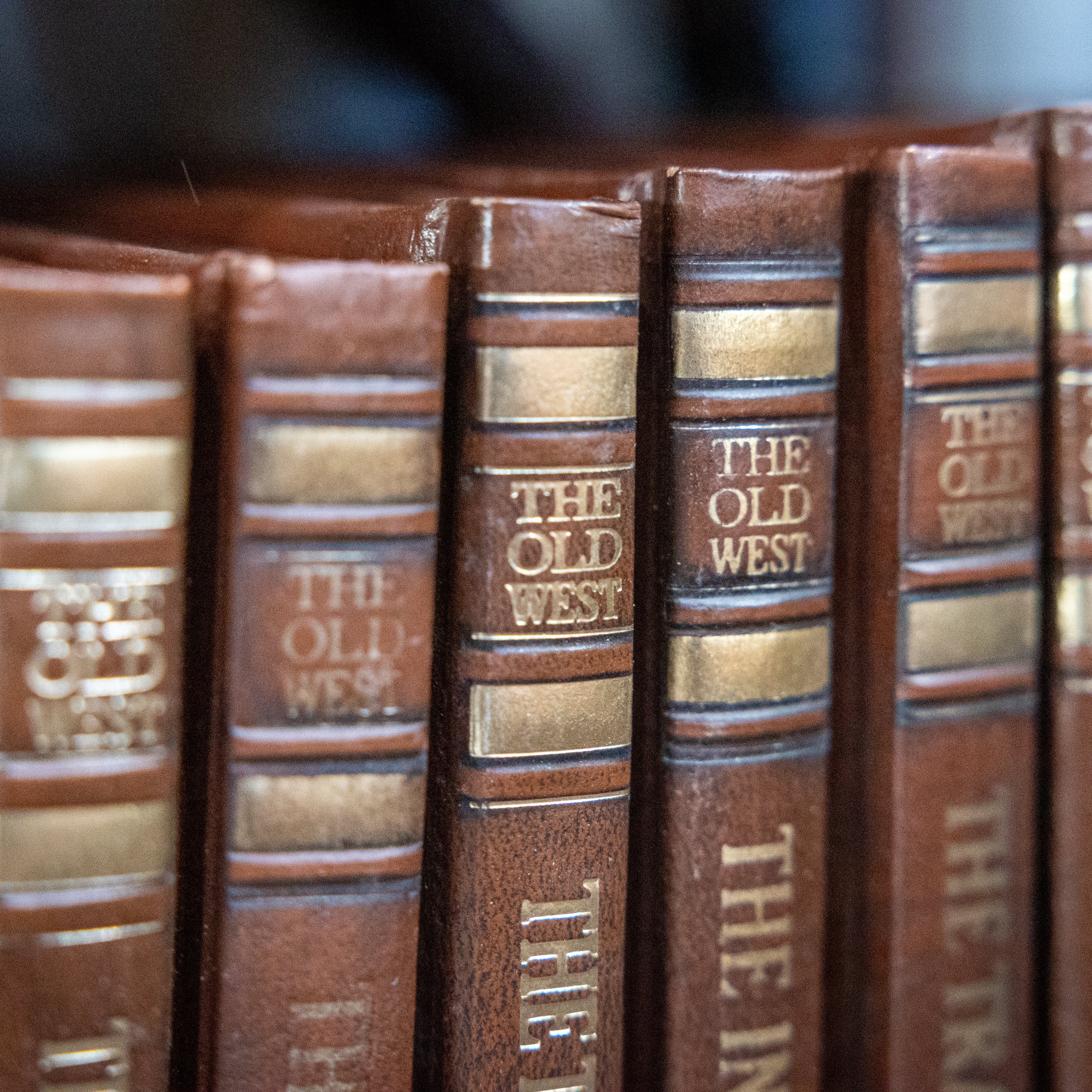 Vintage Complete Set of 26 Time Life Old West History Books Leatherette Covers and Master Index
