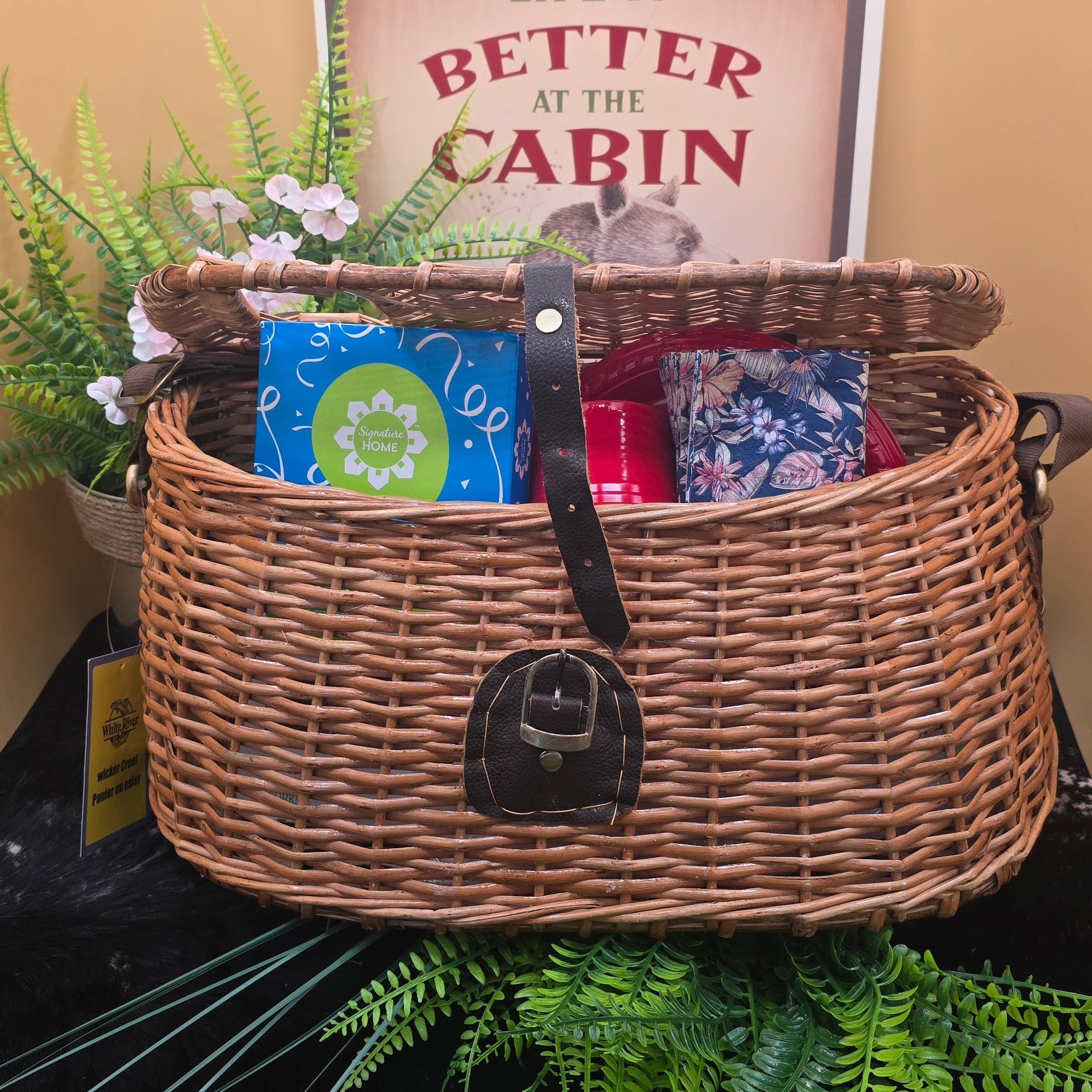 Wicker Creel Basket